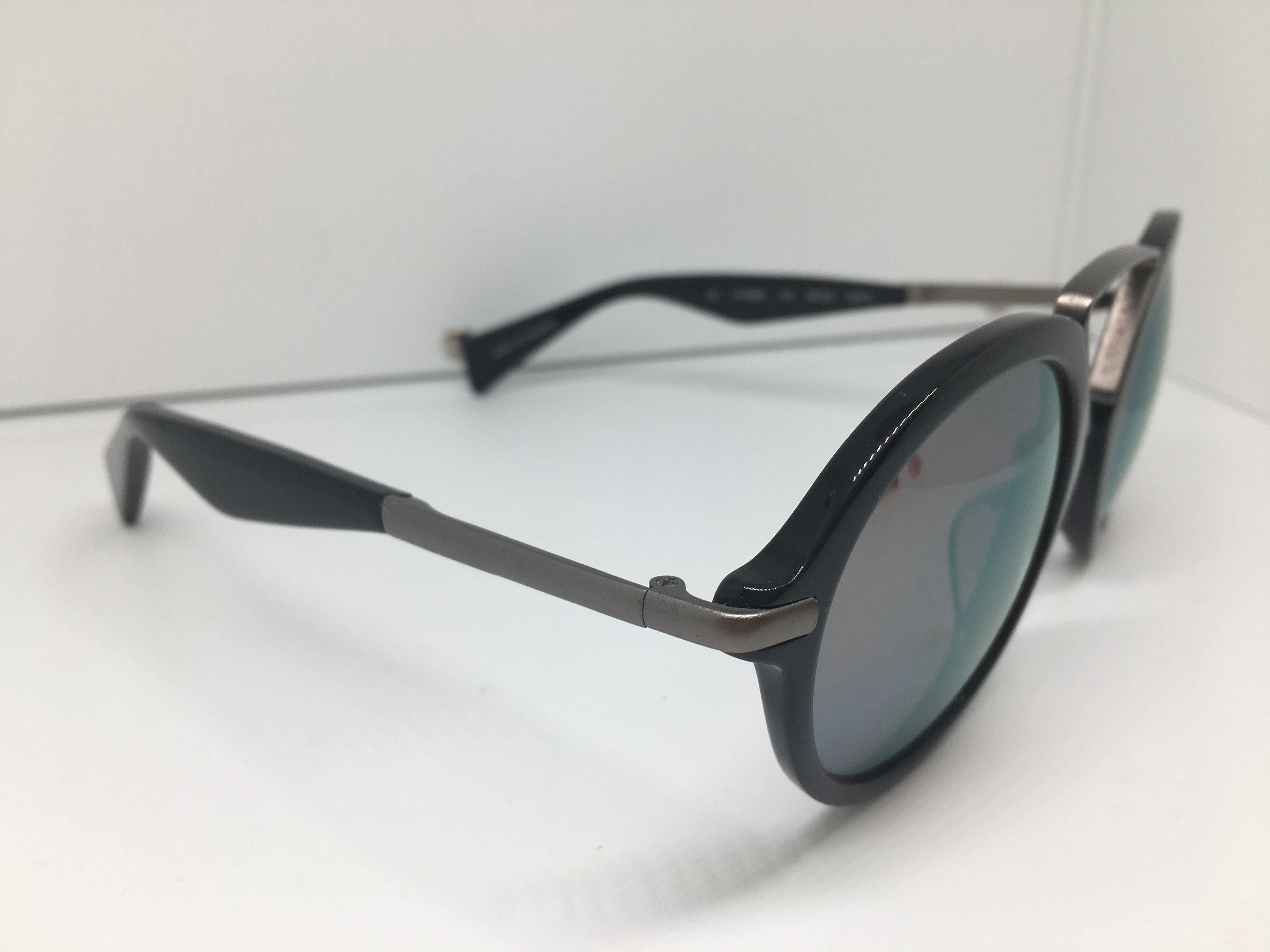 Yohji Yamamoto Yohji Yamamoto YY5009 Round Sunglasses Frame Size ONE SIZE - 2 Thumbnail