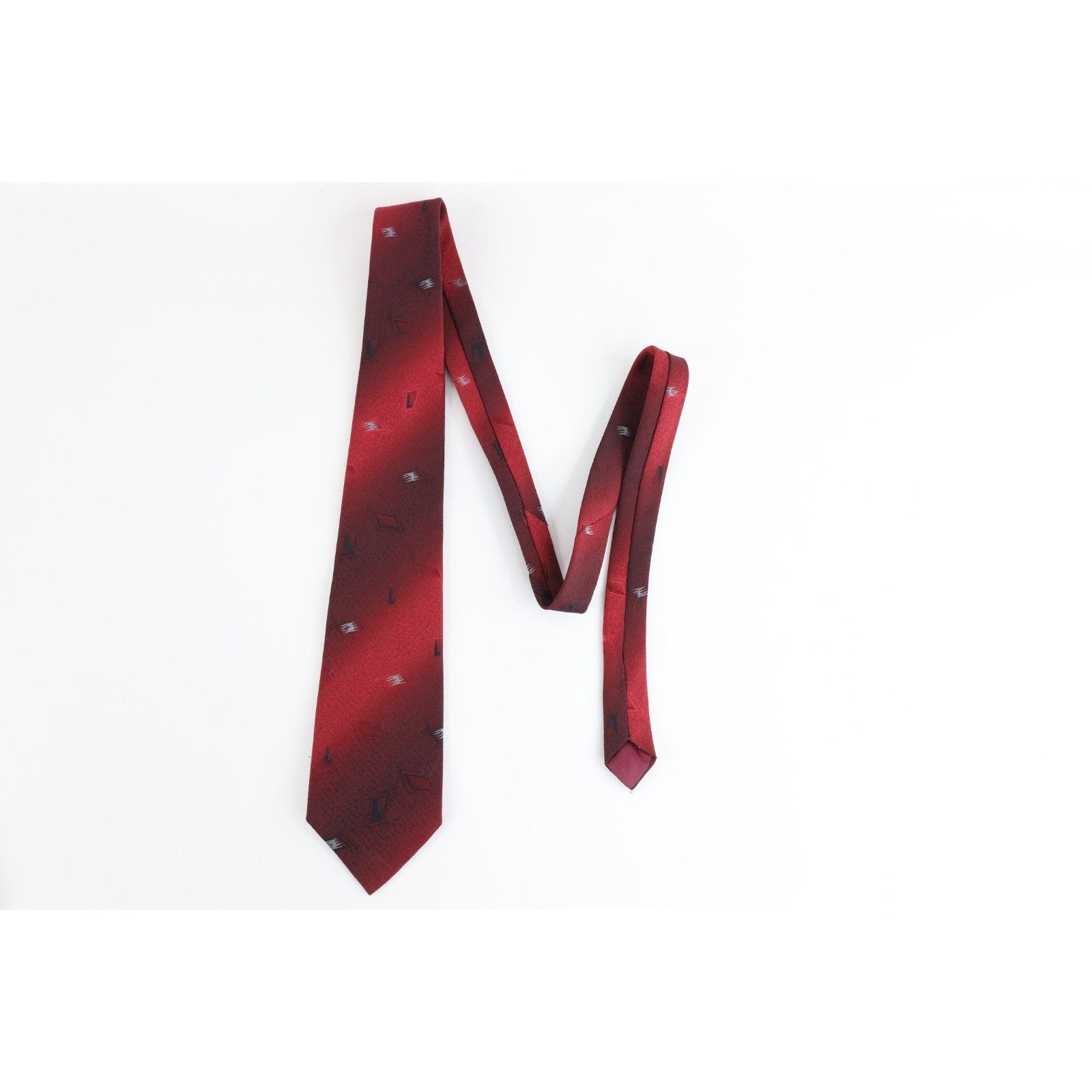 Vintage Vintage 80s 90s Streetwear Ombre Diamond Neck Tie Necktie Size ONE SIZE - 3 Thumbnail