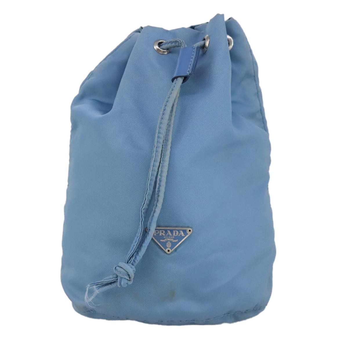 Prada Tessuto Blue Synthetic Clutch Bag (Pre-Owned) Size ONE SIZE - 1 Thumbnail