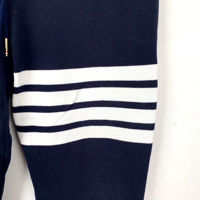 Thom Browne Thom Browne Size 2 Classic four-bar dark blue elastic wais Size US 30 / EU 46 - 4 Thumbnail