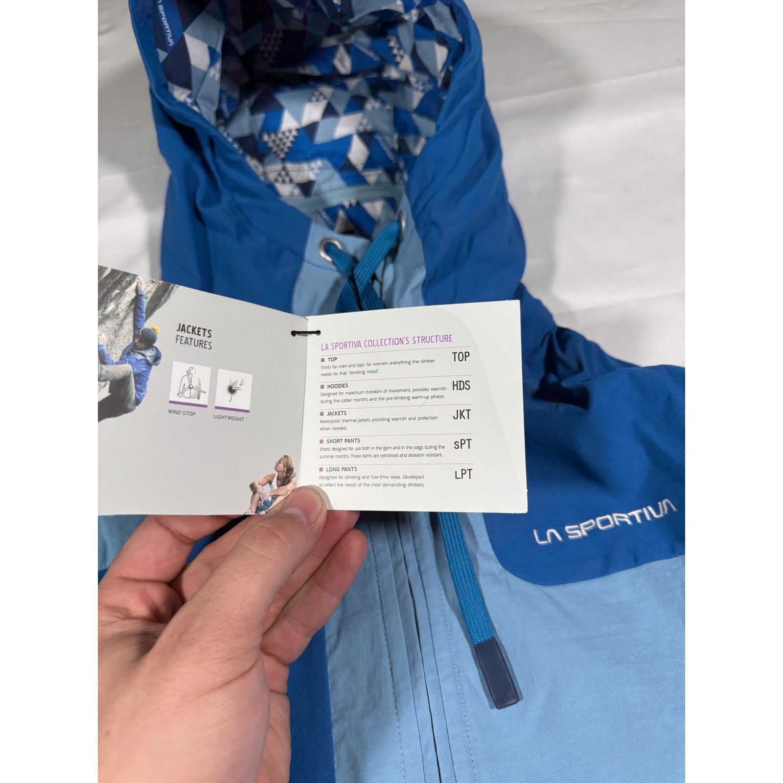 La Sportiva La Sportiva Jacket Women’s Small Blue Windproof Lightweight Size S / US 4 / IT 40 - 5 Thumbnail