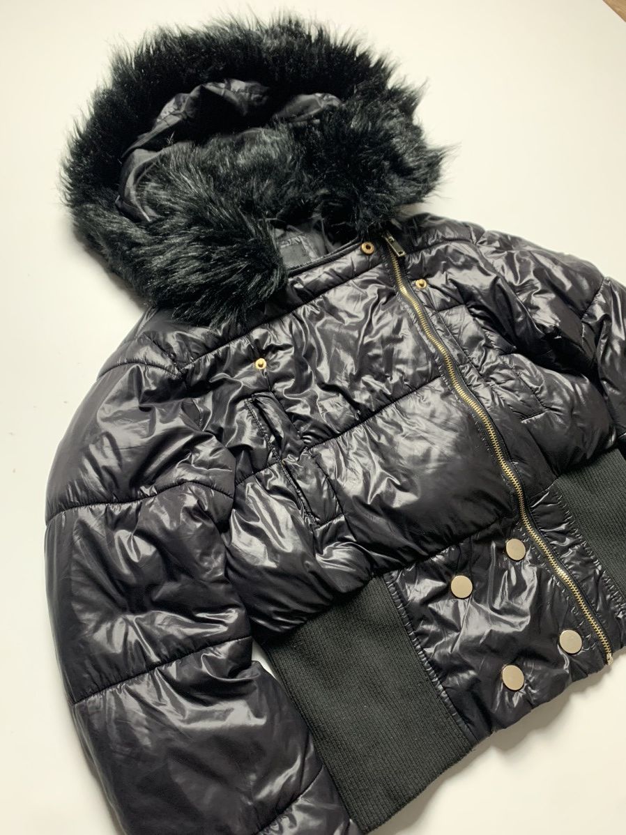 If Six Was Nine × Le Grande Bleu (L.G.B.) × Vintage AVANT GARDE CROPPED FAUX FUR PUFFER JACKET JAPANESE STYLE Size M / US 6-8 / IT 42-44 - 3 Thumbnail