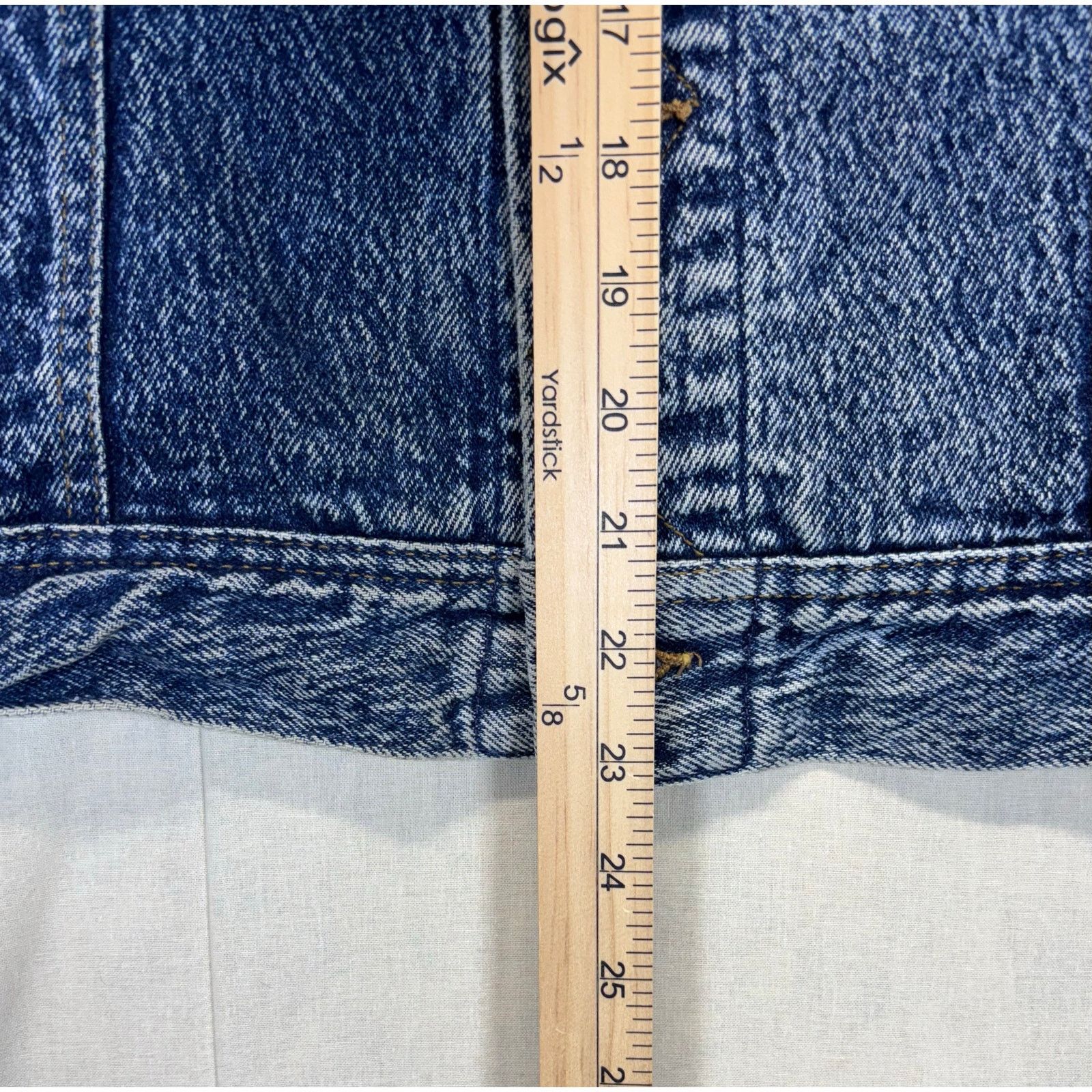 Lee Lee Denim Trucker Jacket Men’s Large Classic 4 Pocket Jacket Size US L / EU 52-54 / 3 - 3 Thumbnail