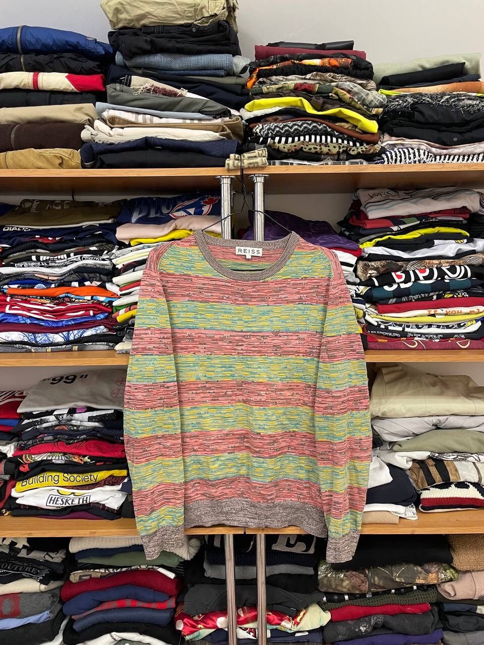 Reiss × Vintage Reiss Vintage Knitted Sweater Size US L / EU 52-54 / 3 - 1 Thumbnail