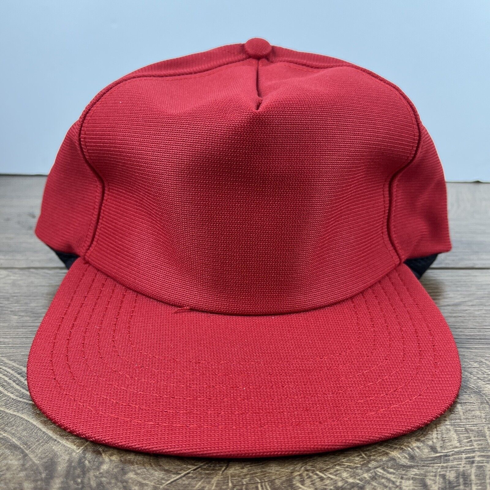 Other Red Trucker Baseball Hat Red Hat Adjustable Adult Size Hat R Size ONE SIZE - 3 Thumbnail
