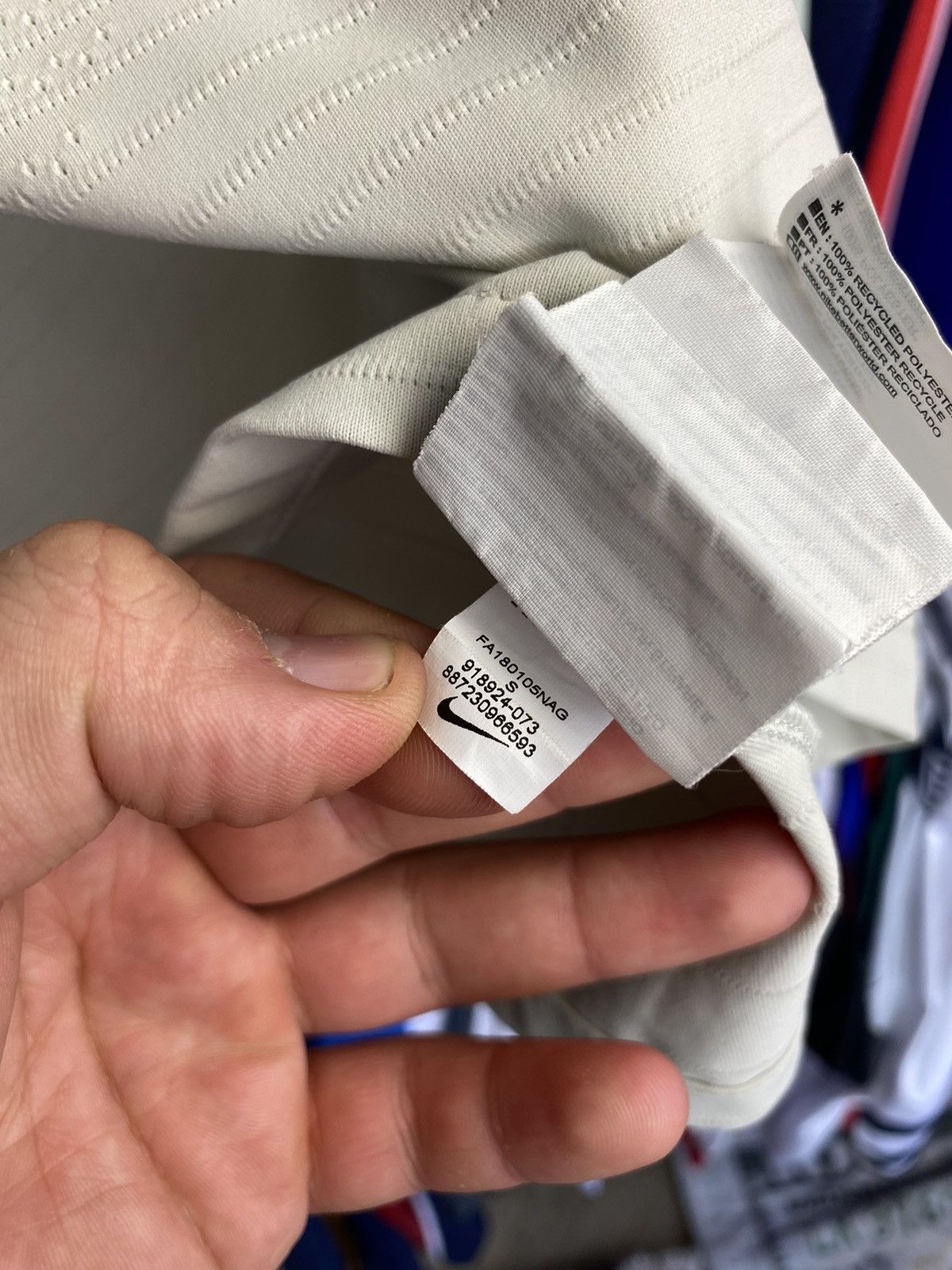 Nike Nike PSG #7 Mbappe 2018/19 Vaporknit Player Issue Away Size US S / EU 44-46 / 1 - 9 Thumbnail