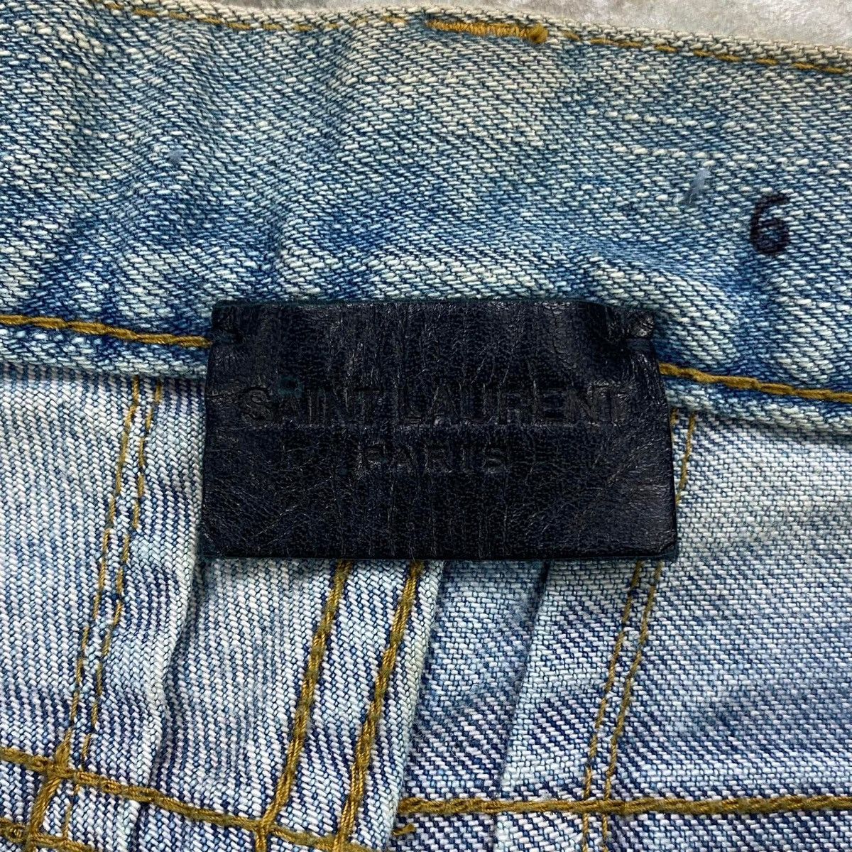 Saint Laurent Paris Hedi Slimane FW2015 ‘Surf Sound’ D05 Skinny Jeans Size US 27 - 5 Thumbnail