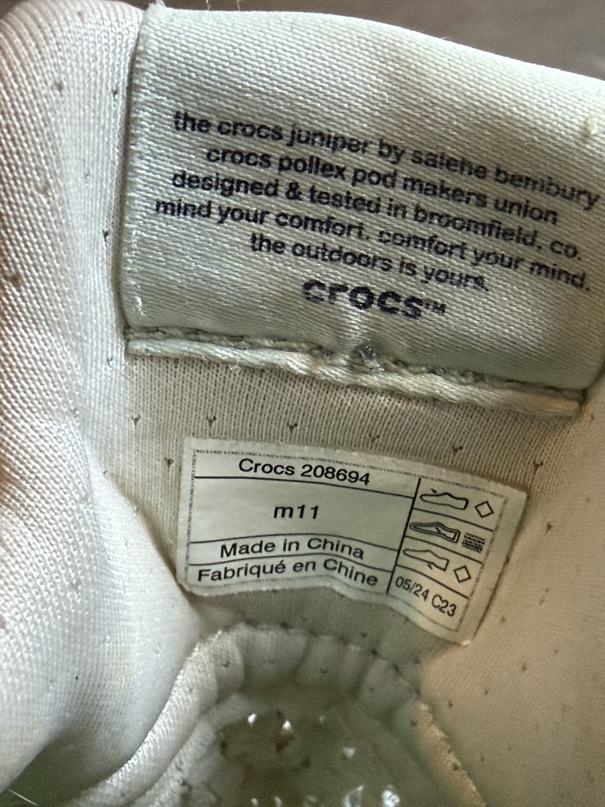 Crocs × Salehe Bembury Crocs x Salehe Bembury JUNIPER Sz 11 Size US 11 / EU 44 - 11 Thumbnail