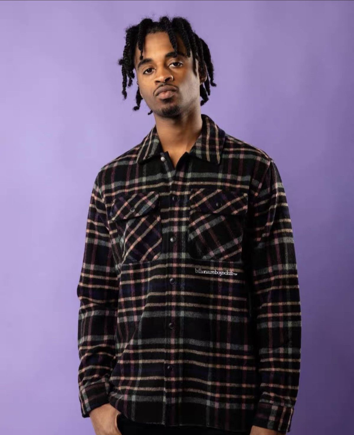 Billionaire Boys Club BBC US Lightweight Plaid Long-Sleeve Shirt Jacket Size US L / EU 52-54 / 3 - 6 Thumbnail