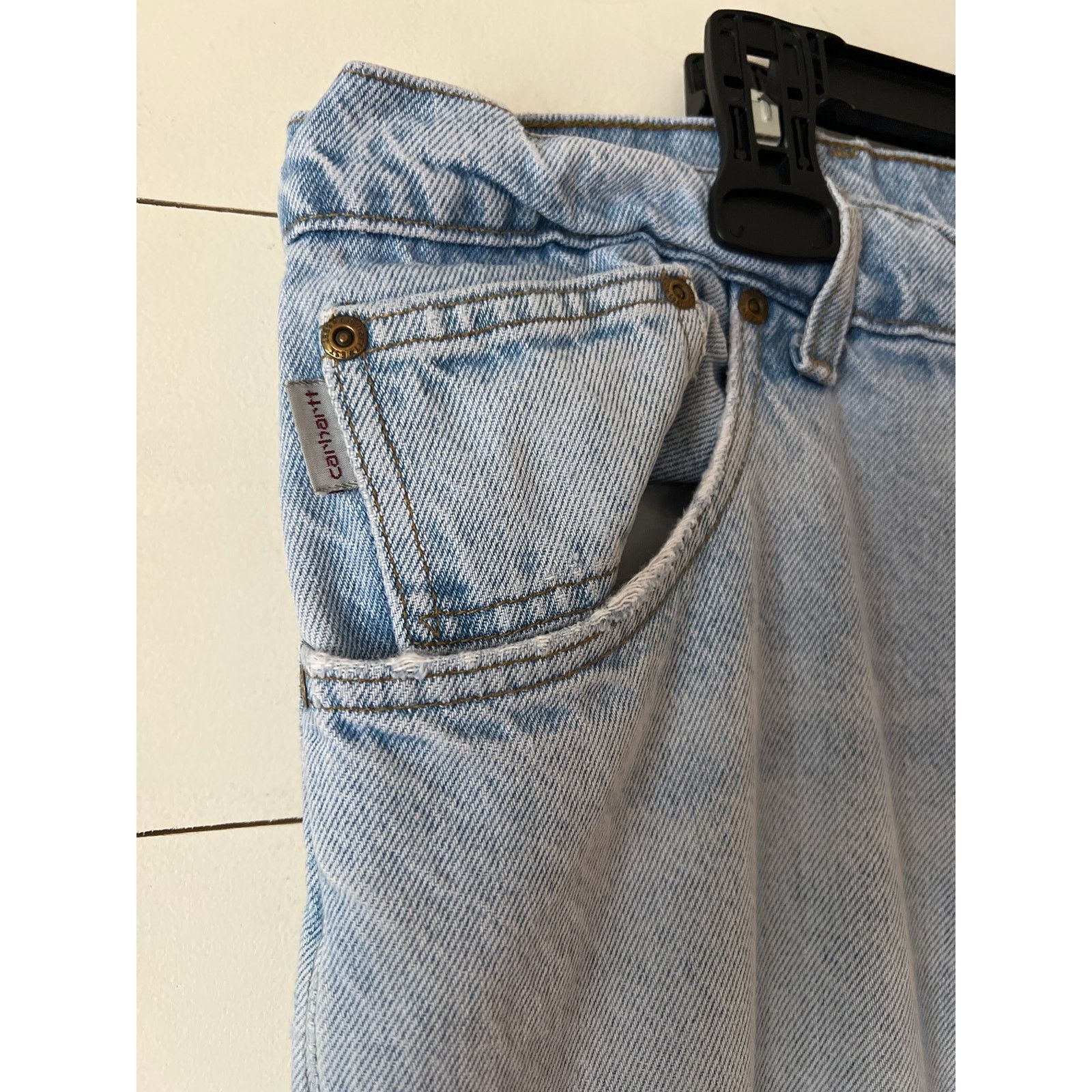 Carhartt Carhartt Vitg Workwear Big Tall Men's denim Jeans 42 x 30 Size US 42 / EU 58 - 9 Thumbnail