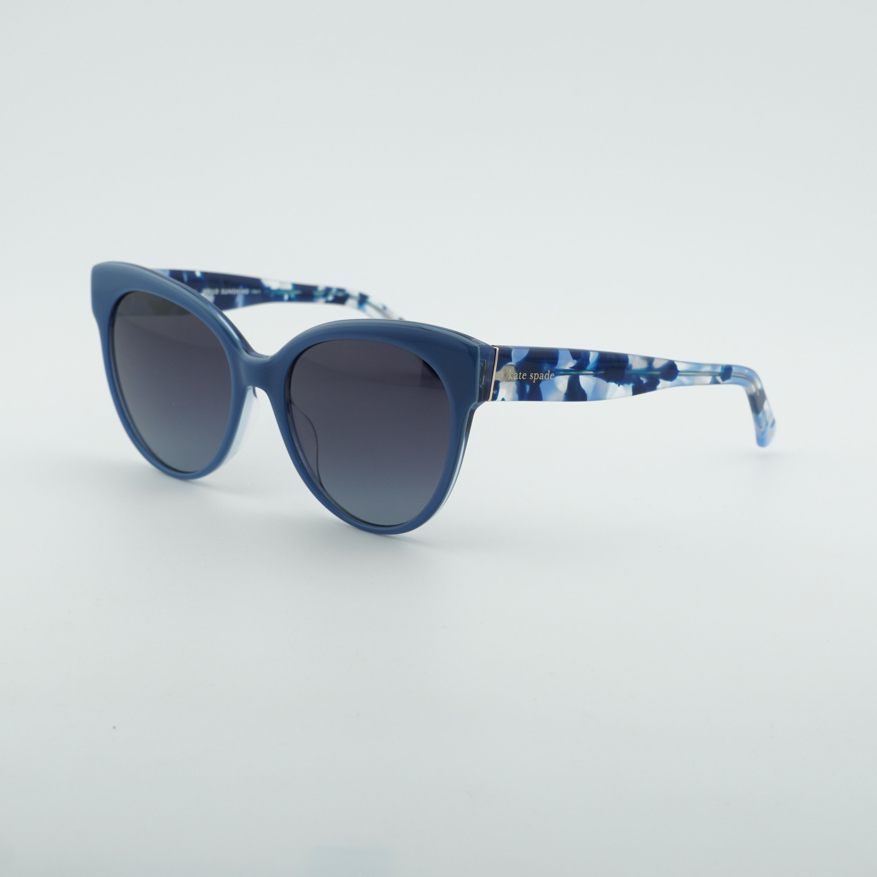Kate Spade Kate Spade AUBRIELLA/G/S 0PJP 9 Sunglasses Blue Cat Eye Size ONE SIZE - 1 Thumbnail