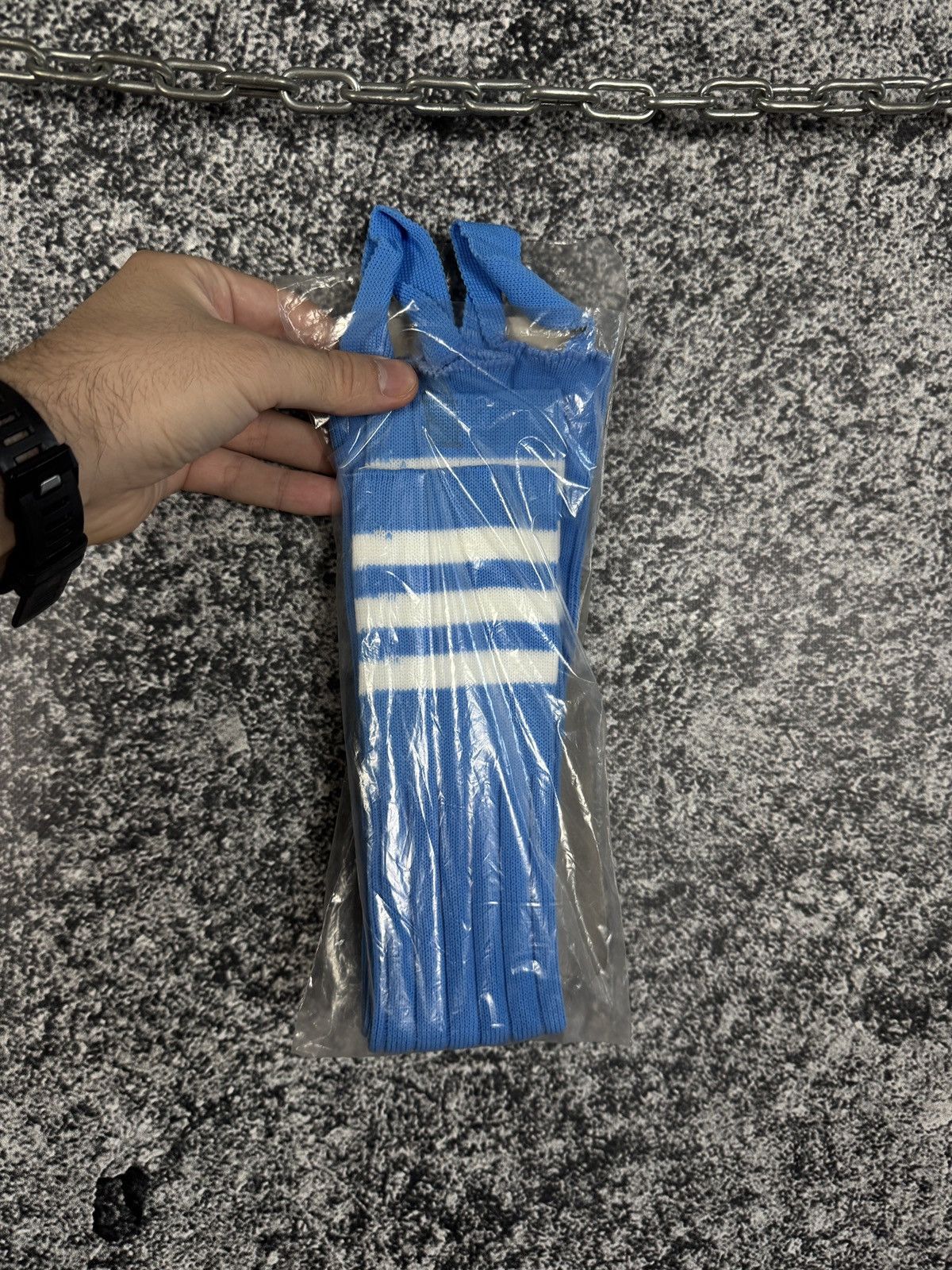 Adidas Vintage 90s Adidas Football Socks New Soccer Made in Germany Size ONE SIZE - 4 Thumbnail