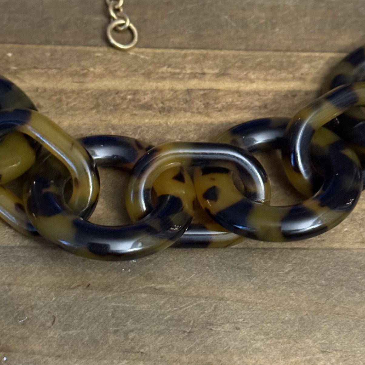 J.Crew J.Crew chunky gold tone tortoise link chain necklace Size ONE SIZE - 5 Thumbnail