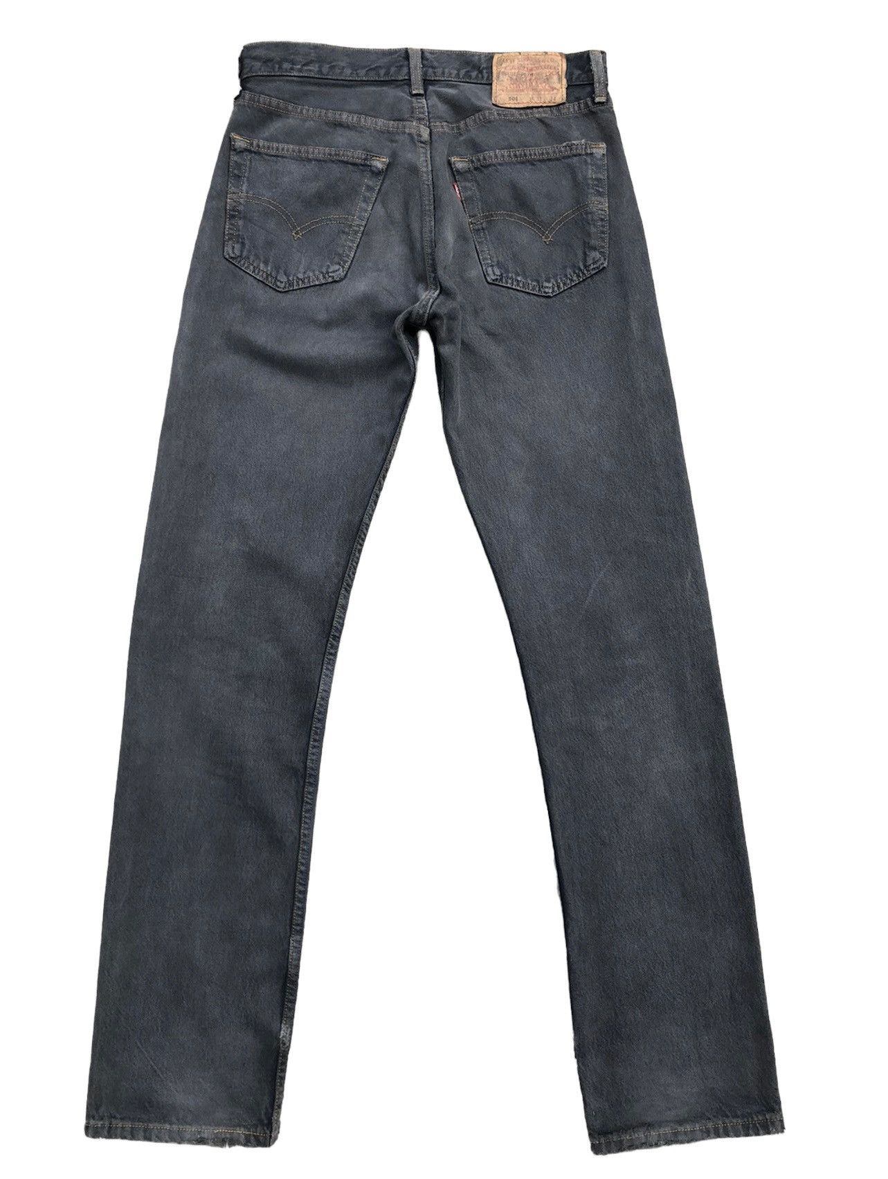 Levi's Vintage 1996 Levi’s 501 Jeans Distressed Faded Black Denim Size US 31 - 1 Thumbnail