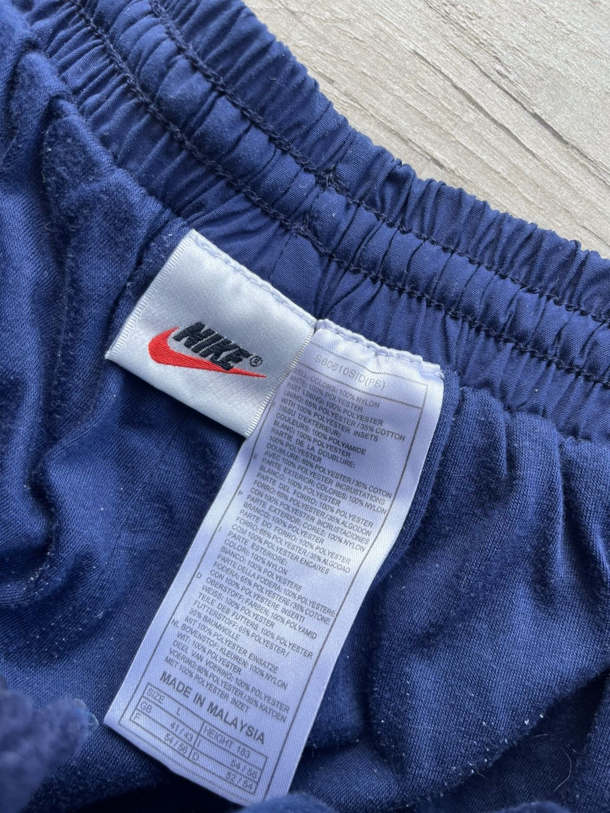 Nike Vintage 90’s Nike blue swoosh parachute track pants Size US 34 / EU 50 - 2 Thumbnail