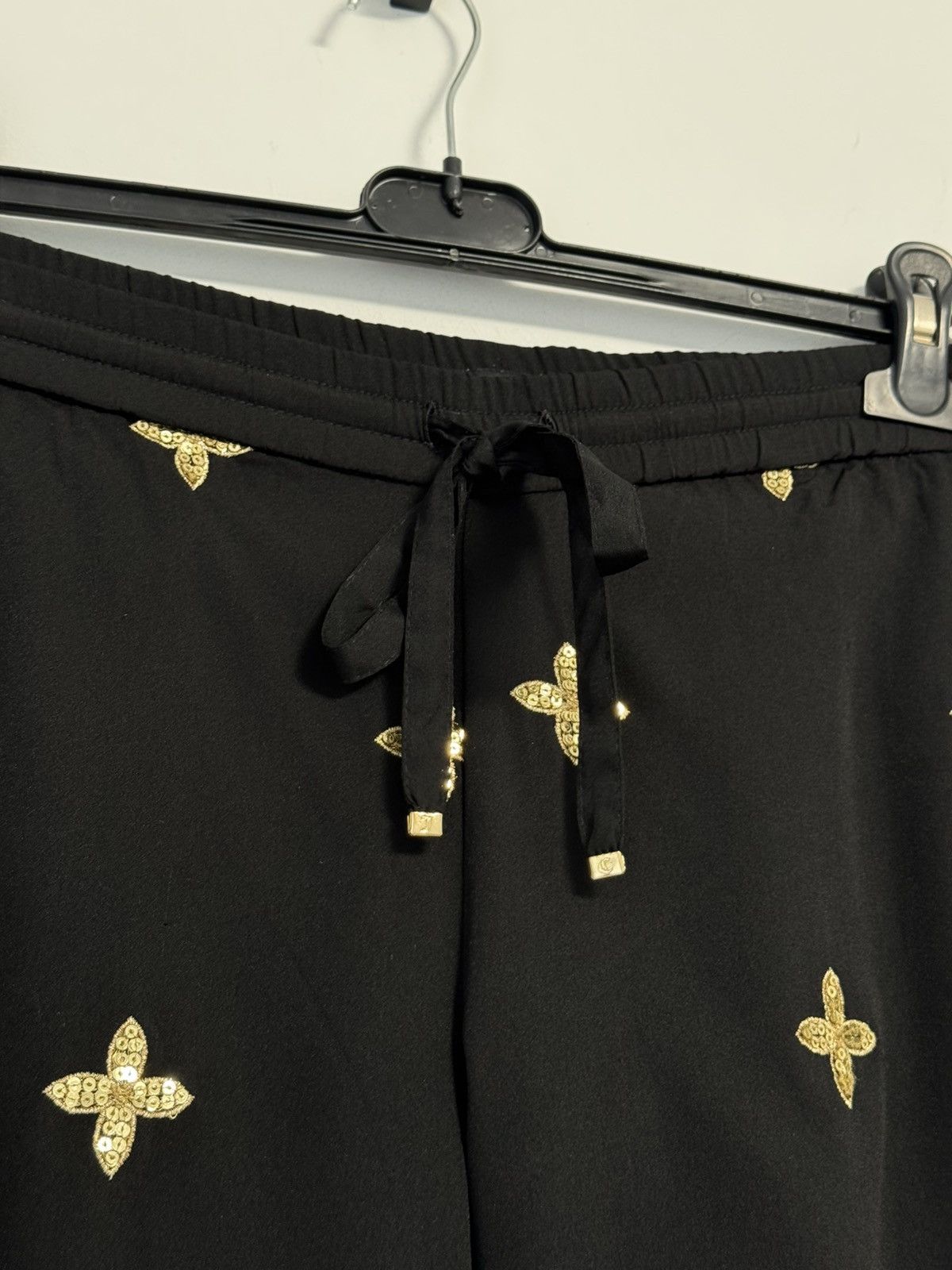 Juicy Couture Juicy Couture Womens Pants Size M Black Crepe Jogger Size 32" / US 10 / IT 46 - 10 Thumbnail