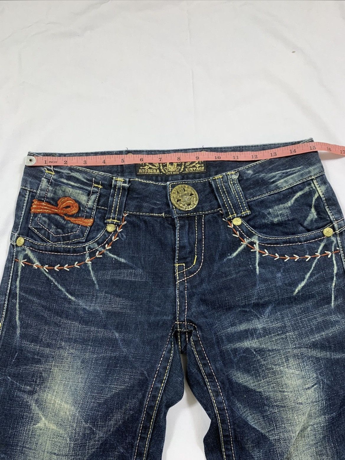 Japanese Brand Sick Flared Japanese Riobera Jeans Lgb tornado Ifsix style Size US 29 - 7 Thumbnail