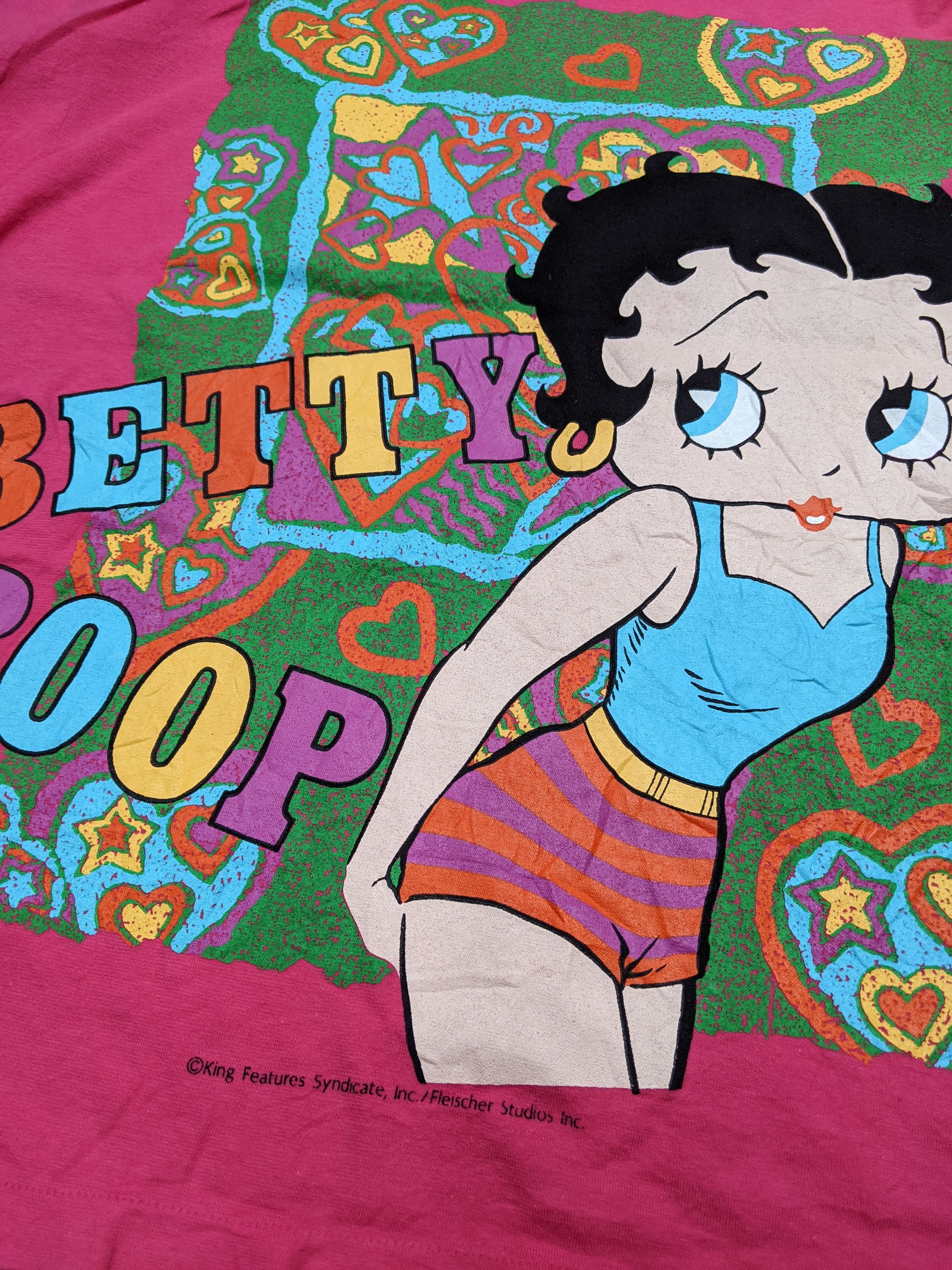 Japanese Brand Betty Boop Big Print T shirt Size US M / EU 48-50 / 2 - 2 Thumbnail