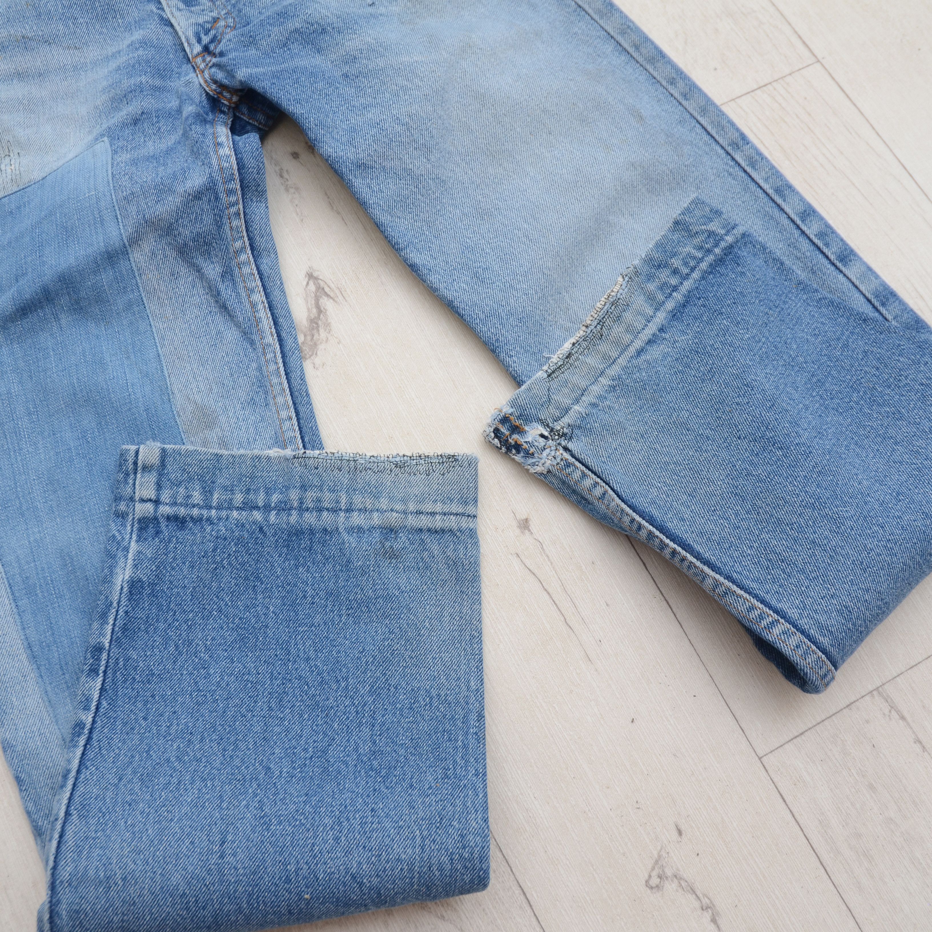 Levi's Vintage Levis Distressed Jeans Orange Tab Boot 80s Y2K Size US 30 / EU 46 - 8 Thumbnail