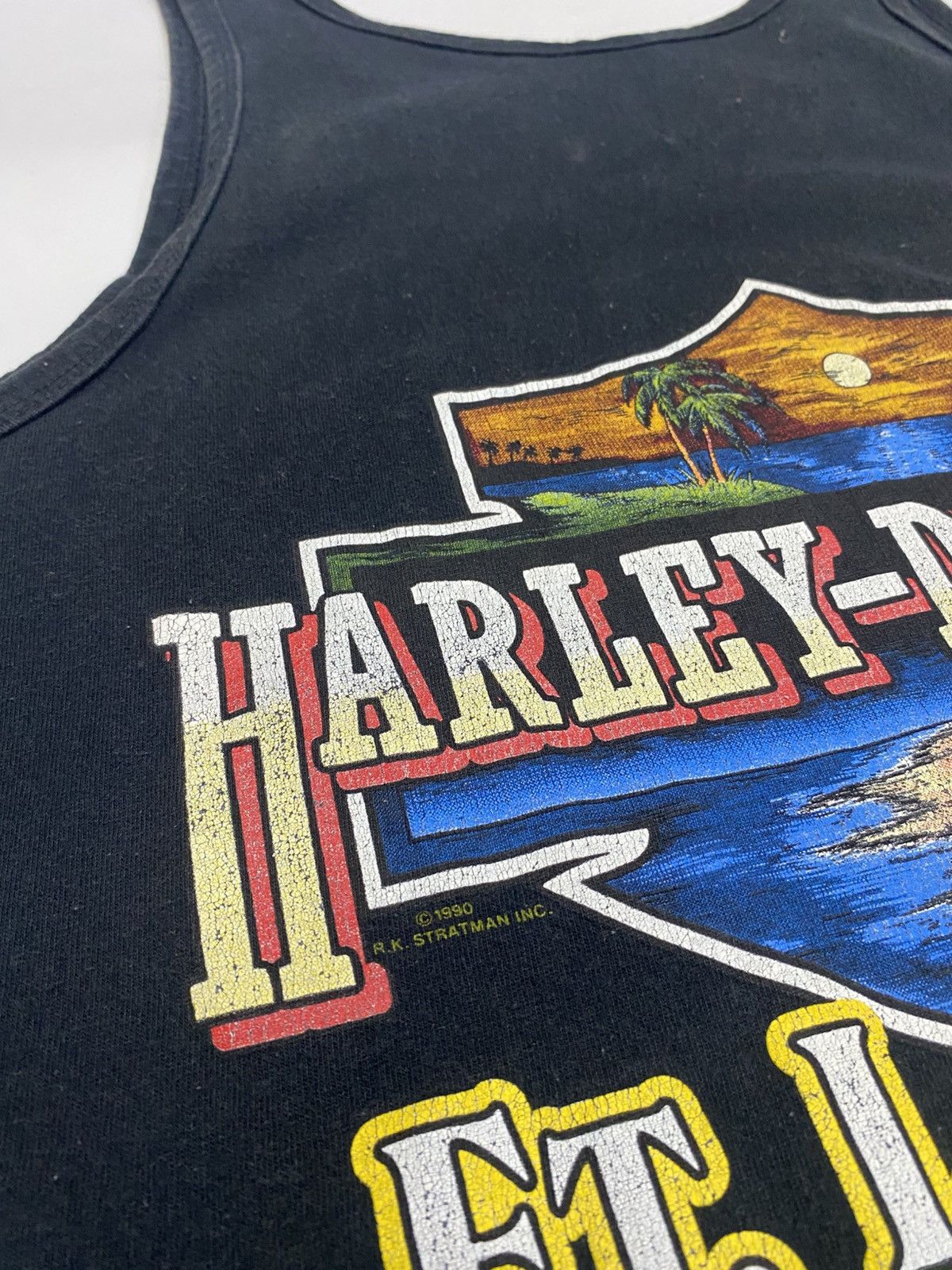 Harley Davidson Vintage singlet t-shirt harley davidson Size US L / EU 52-54 / 3 - 9 Thumbnail