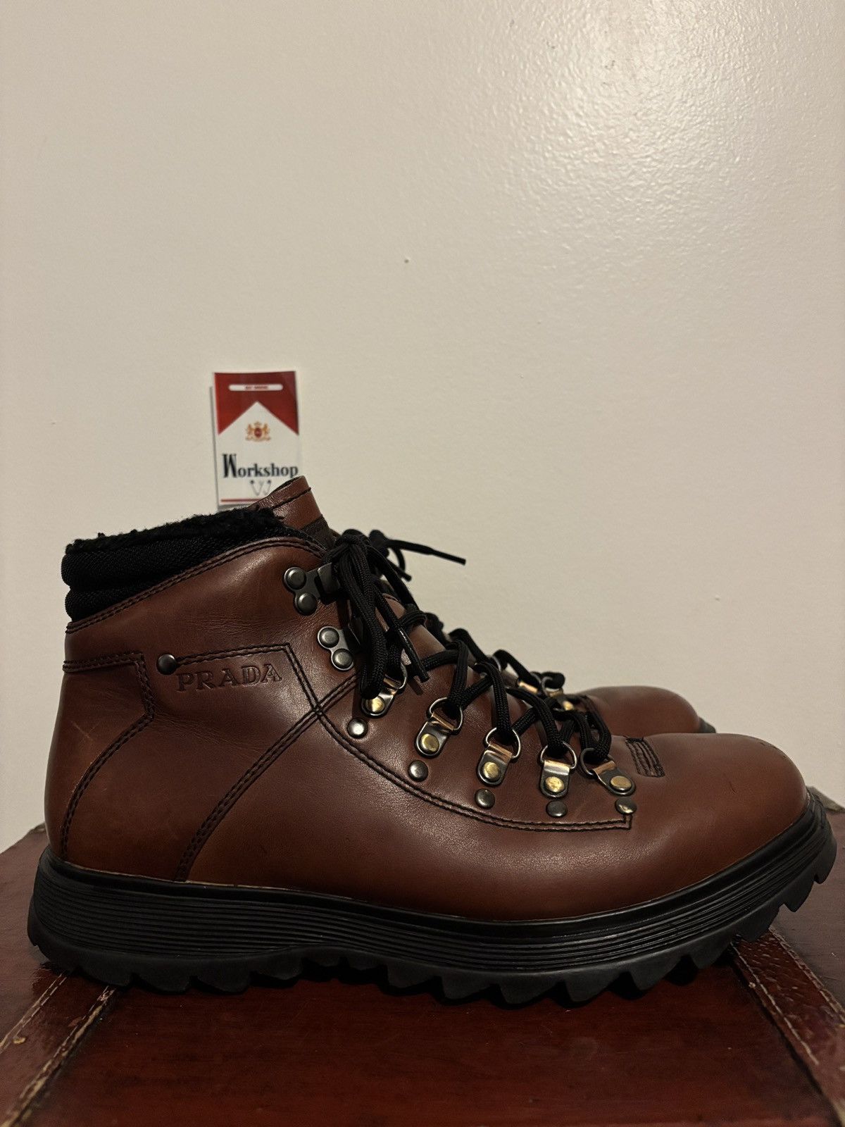 Prada Prada Hiking Boots / Vintage Linea Rossa Sport Linea Rossa Size US 8.5 / EU 41-42 - 3 Thumbnail