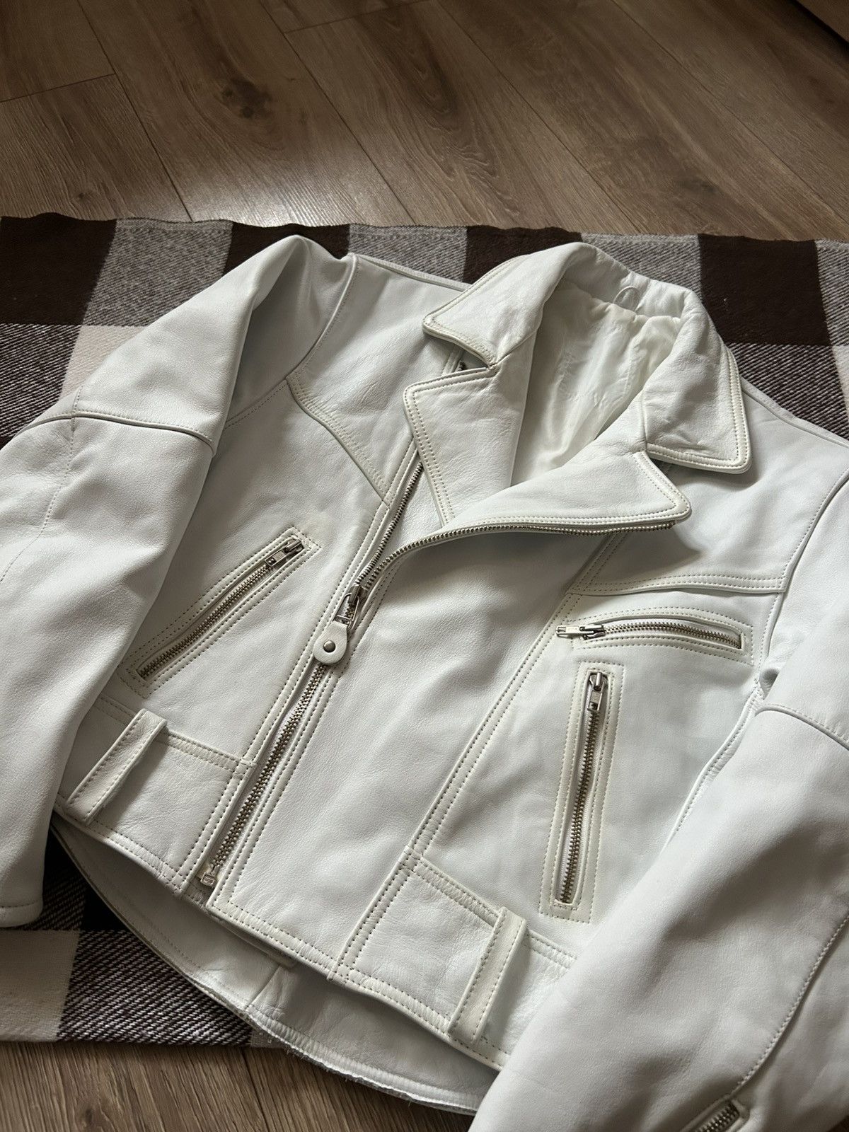 Genuine Leather × Vintage Vintage Real Leather Biker jacket Y2k women’s Size M / US 6-8 / IT 42-44 - 2 Thumbnail