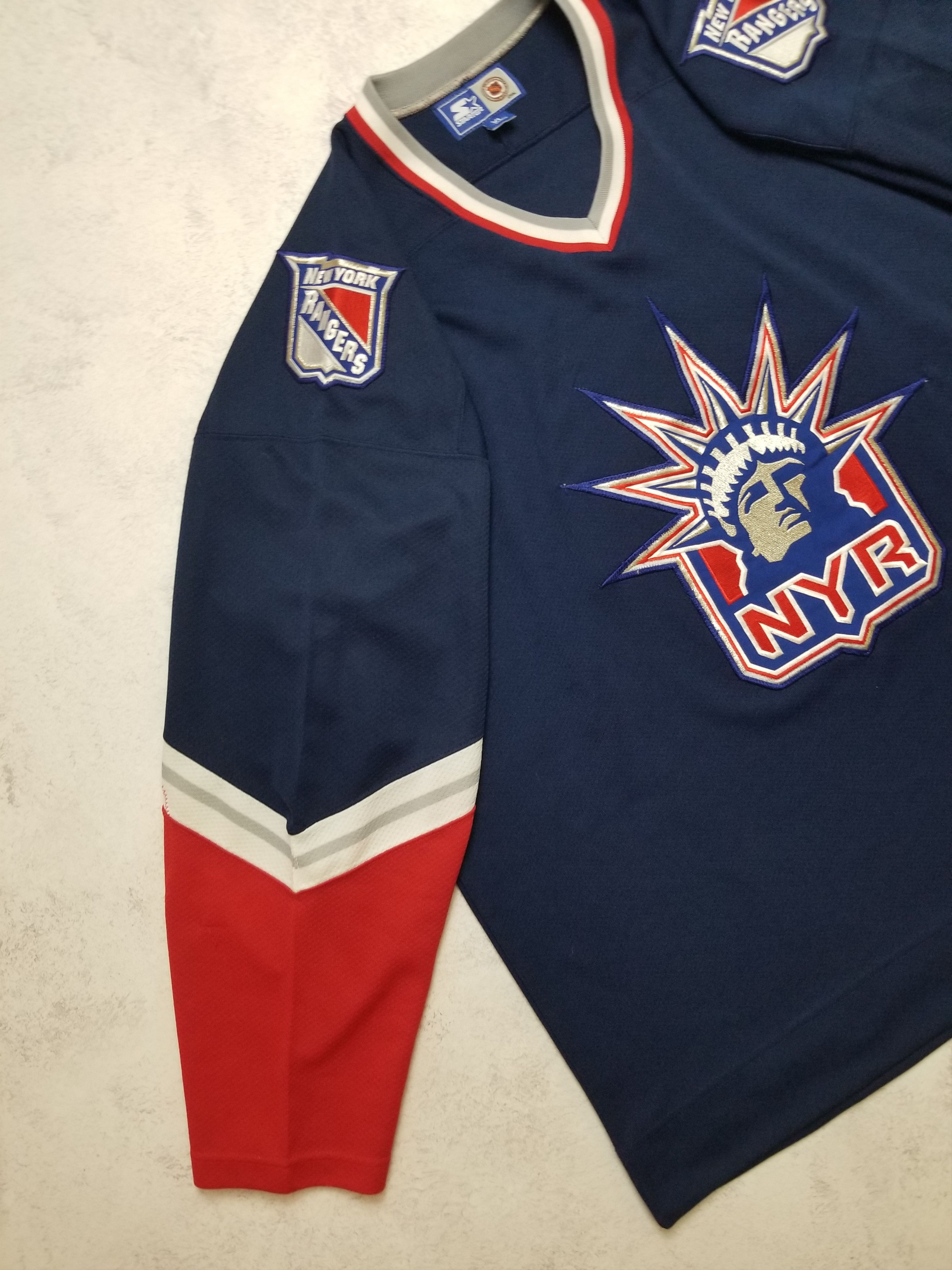 Starter New York Rangers Jersey Lady Liberty Eastern NHL Conference Size US XL / EU 56 / 4 - 8 Thumbnail