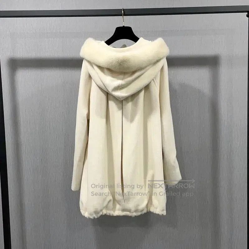 Max Mara MaxMara Winter Beige Wool Blend Coat . Size S / US 4 / IT 40 - 2 Thumbnail