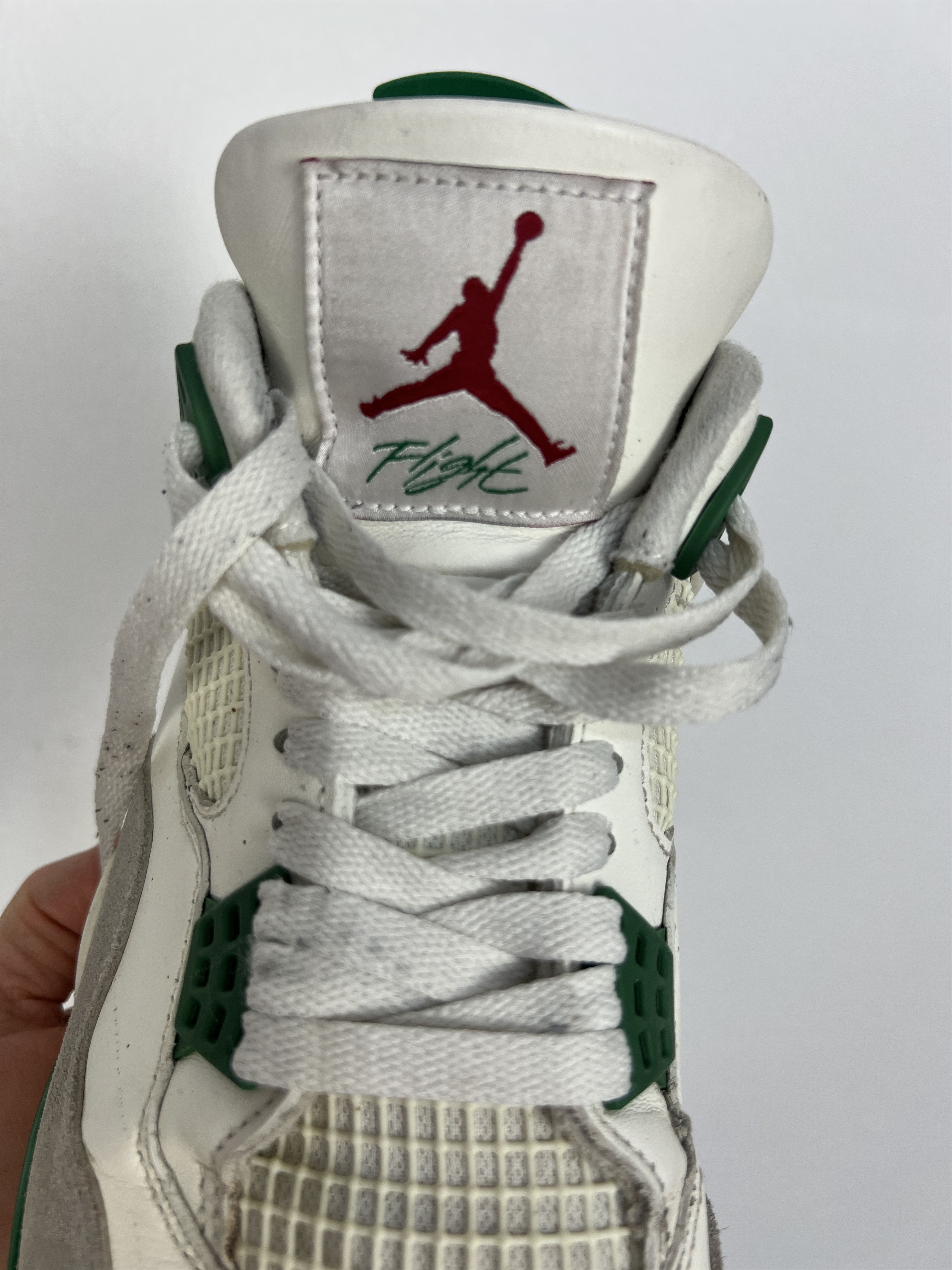 Nike Size US 9.5 Jordan 4 Retro SP x Nike SB Mid Pine Green Size US 9.5 / EU 42-43 - 6 Thumbnail