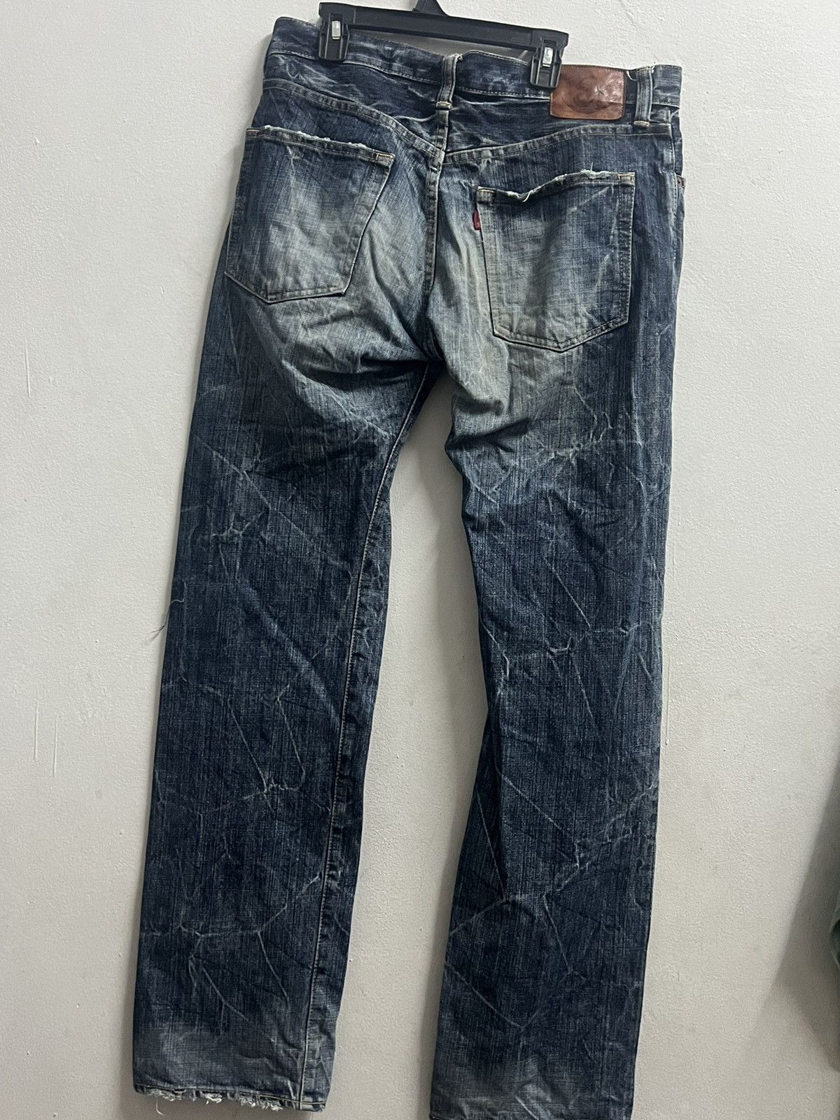 Eternal × Vintage ETERNAL JAPAN DENIM BUTTON FLY JEANS DISTRESSED Size US 32 / EU 48 - 6 Thumbnail