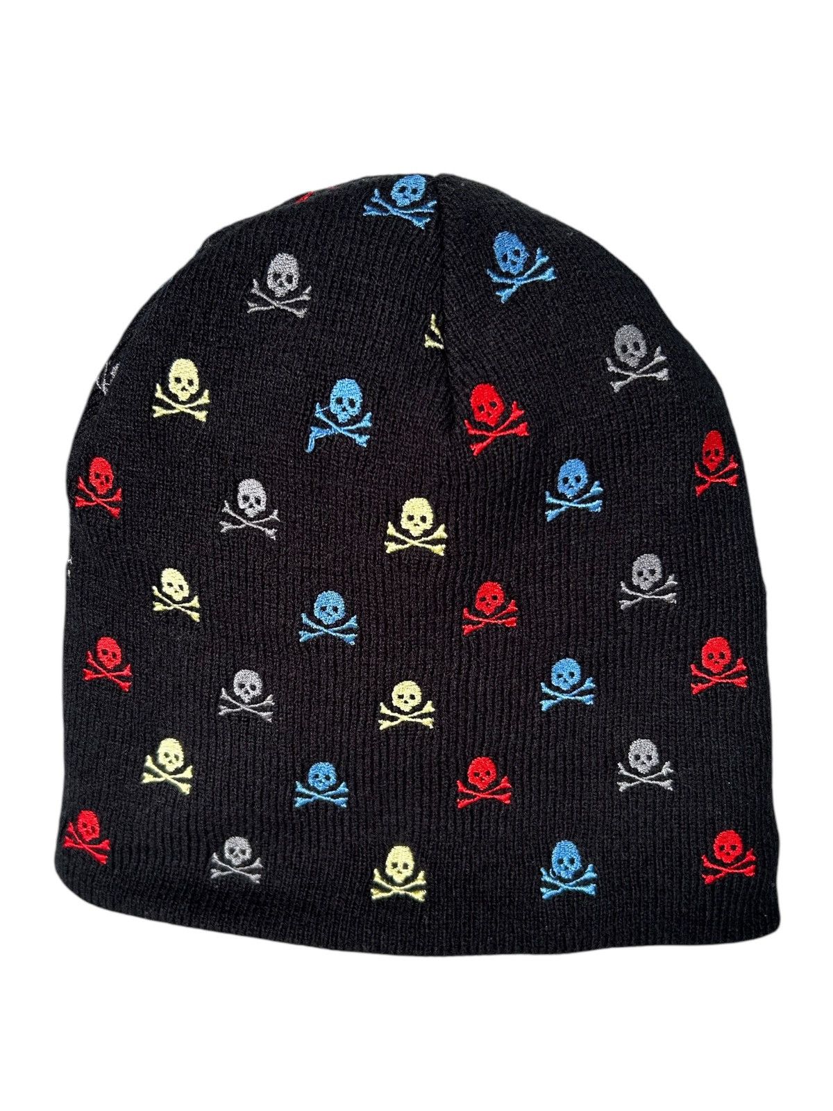 Japanese Brand × Kapital × Vintage Skull Japanese Punk Bondage Style Big Beanie Hats Rare☠️☠️ Size ONE SIZE - 1 Thumbnail