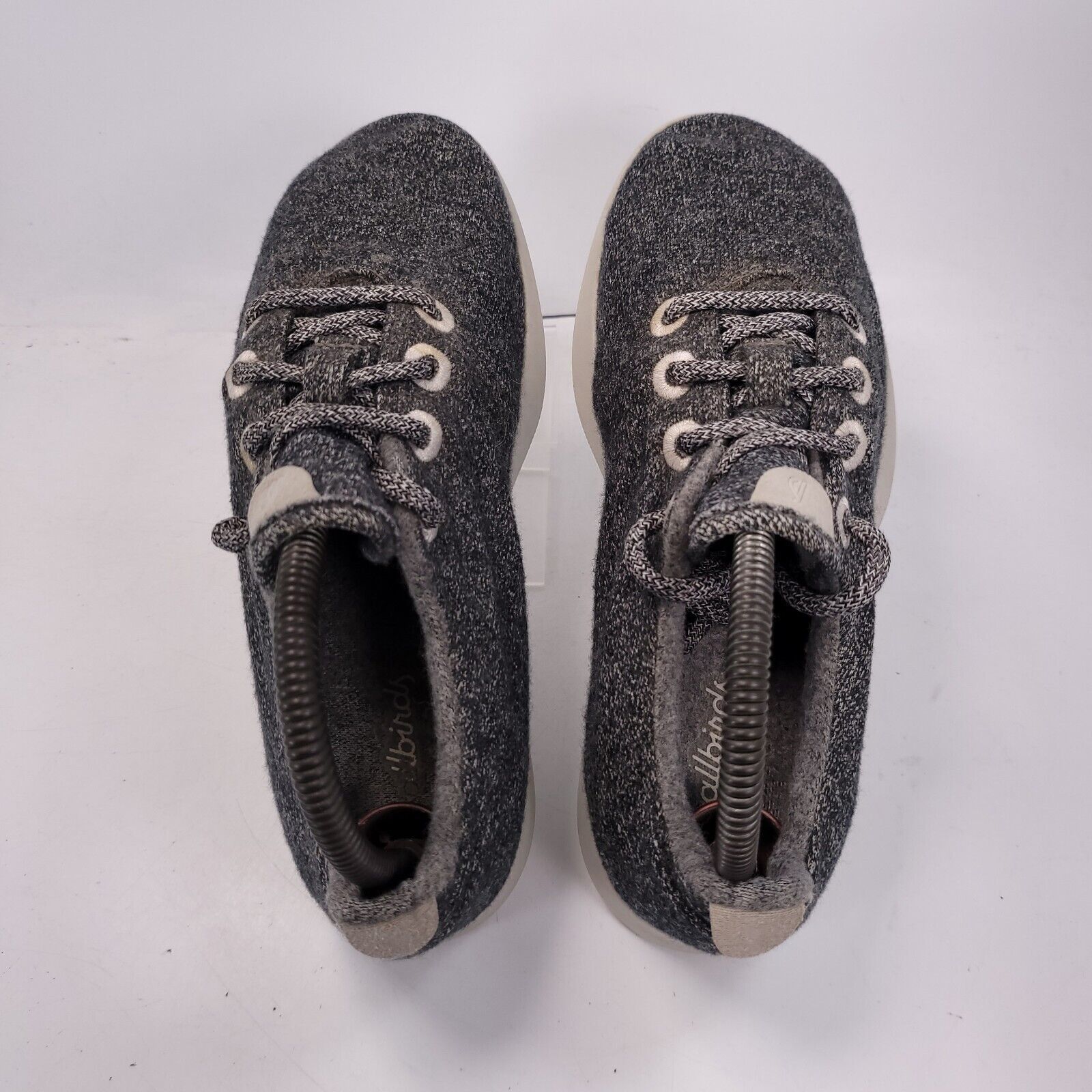Allbirds Allbirds Wool Runner Athletic Shoe Womens Size 8 Gray White Size US 8 / IT 38 - 4 Thumbnail