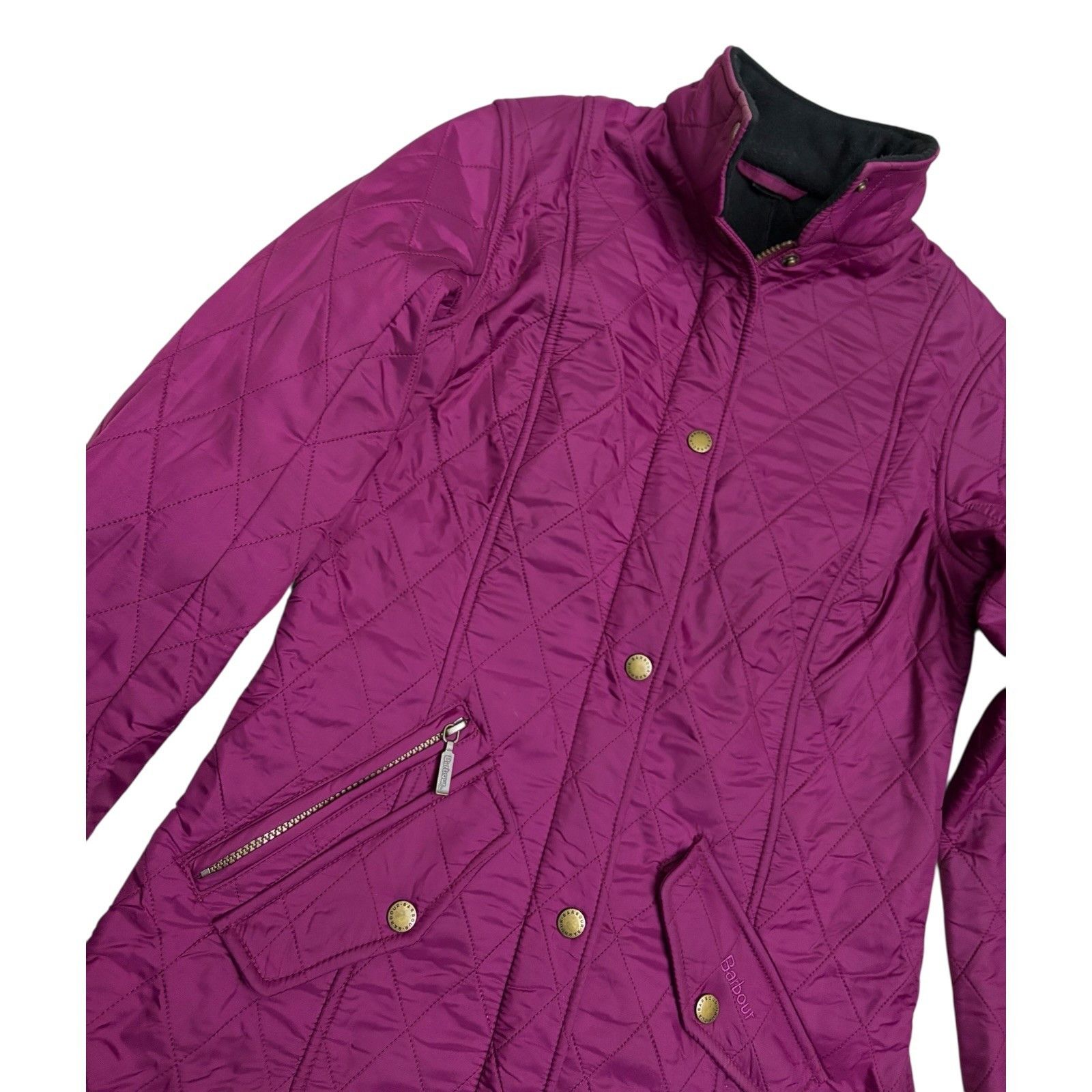 Barbour BARBOUR Kensington Quilt Fleece-Lined Winter Jacket 4 Size S / US 4 / IT 40 - 4 Thumbnail