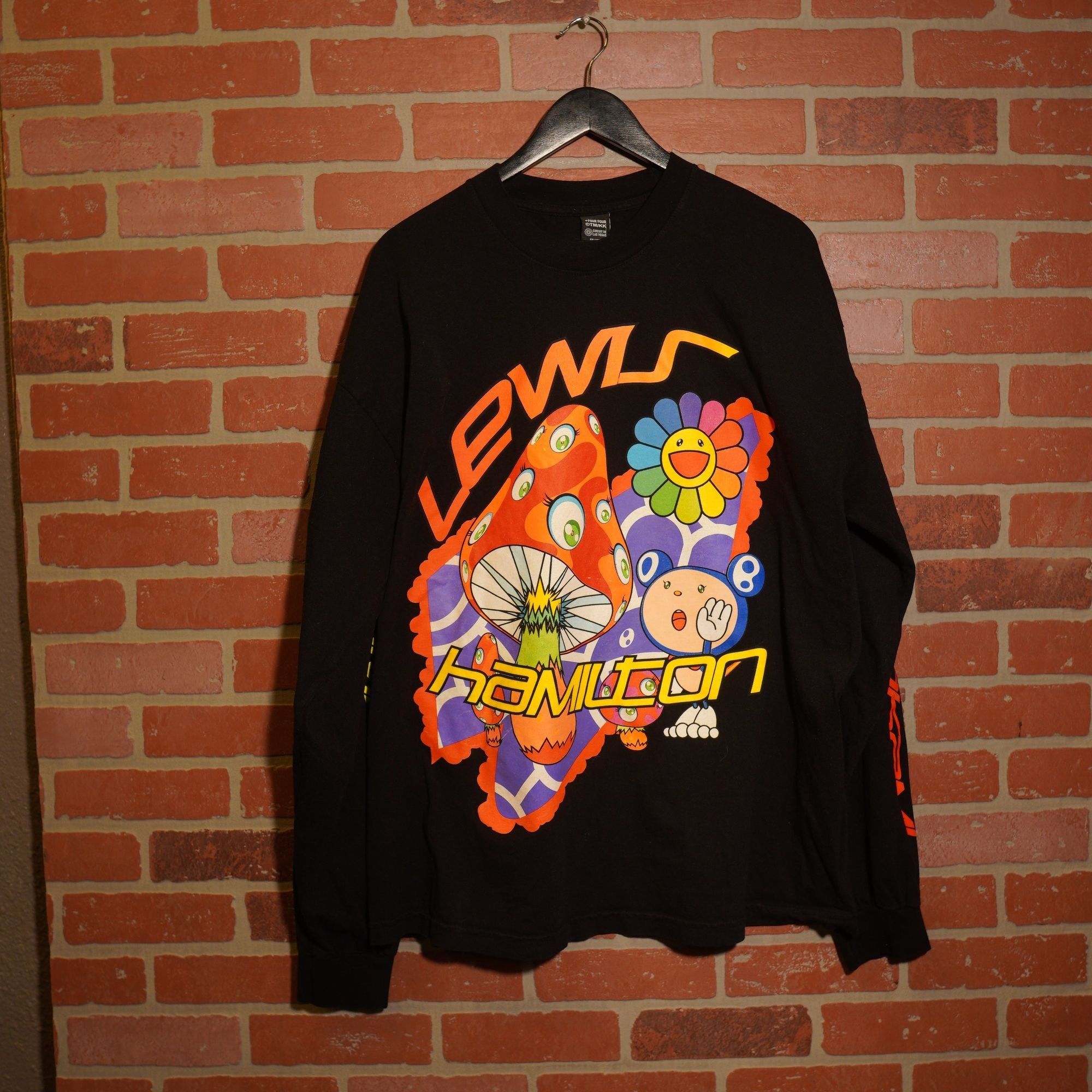 M Lewis Hamilton Takashi Murakami ロンTee Takashi Murakami Lewis Hamilton Flame Out Longsleeve T-shirt