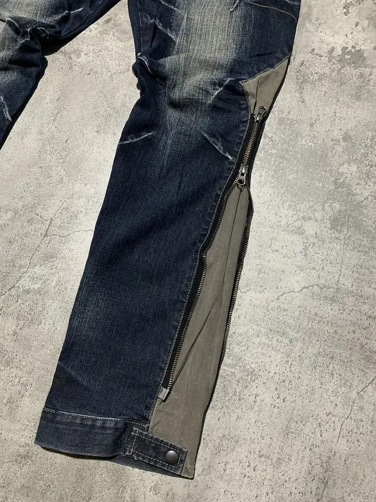 PPFM PPFM japan multizipper convertible punk jeans 32x32 Size US 32 / EU 48 - 3 Thumbnail