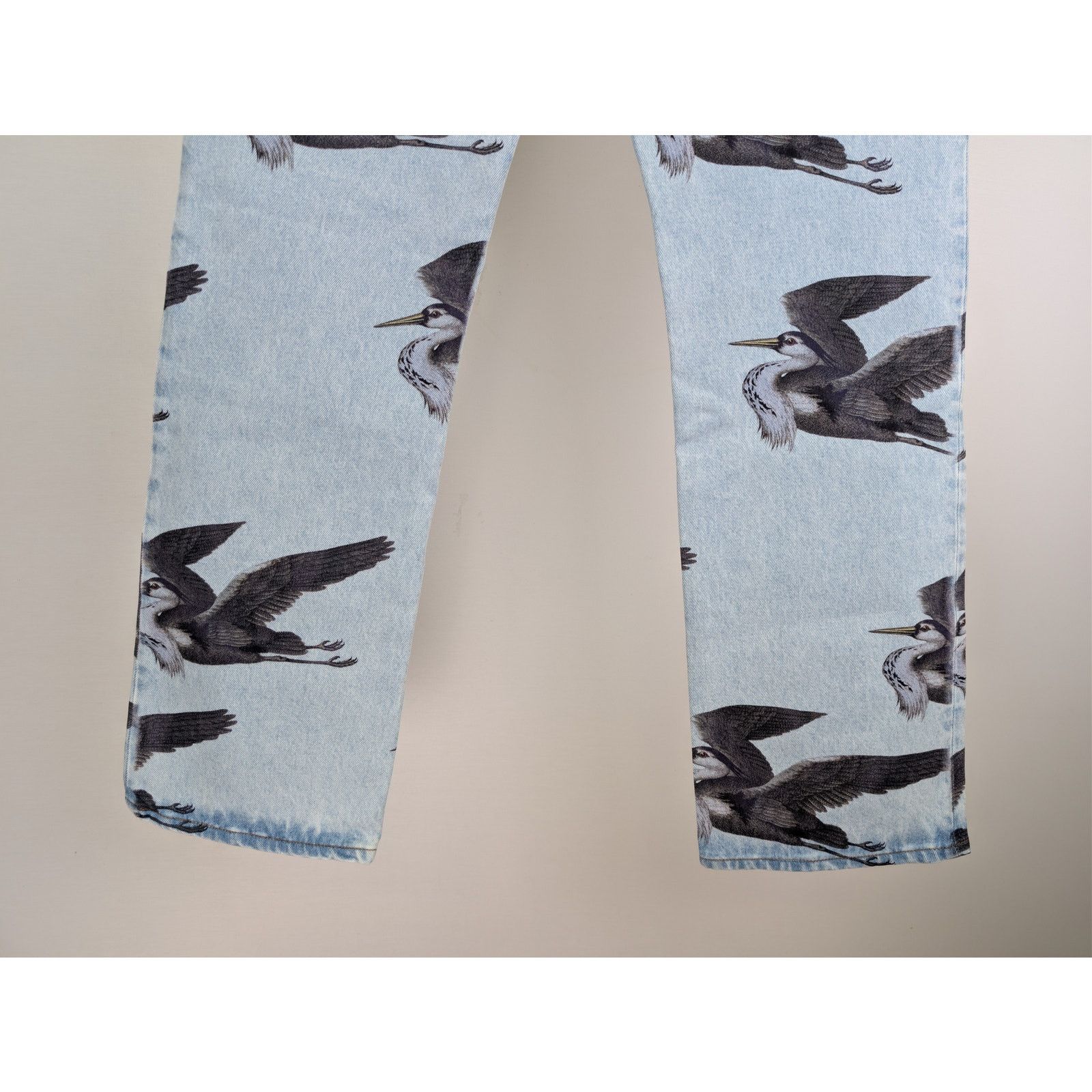 Heron Preston o1rshd1 Printed 5 Pockets Vintage Denim Jeans in Blue Size US 30 / EU 46 - 13 Thumbnail
