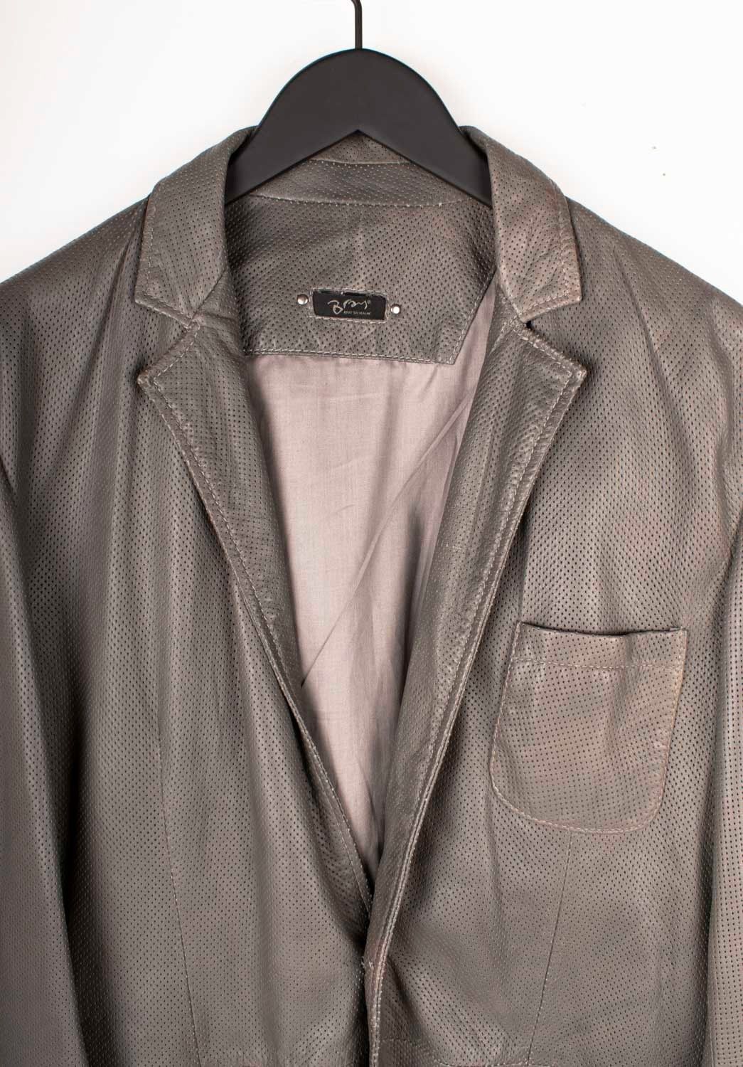Absolut Joy Absolut Joy Einstein Men Leather Jacket Perforated Size M/L Size US L / EU 52-54 / 3 - 2 Thumbnail