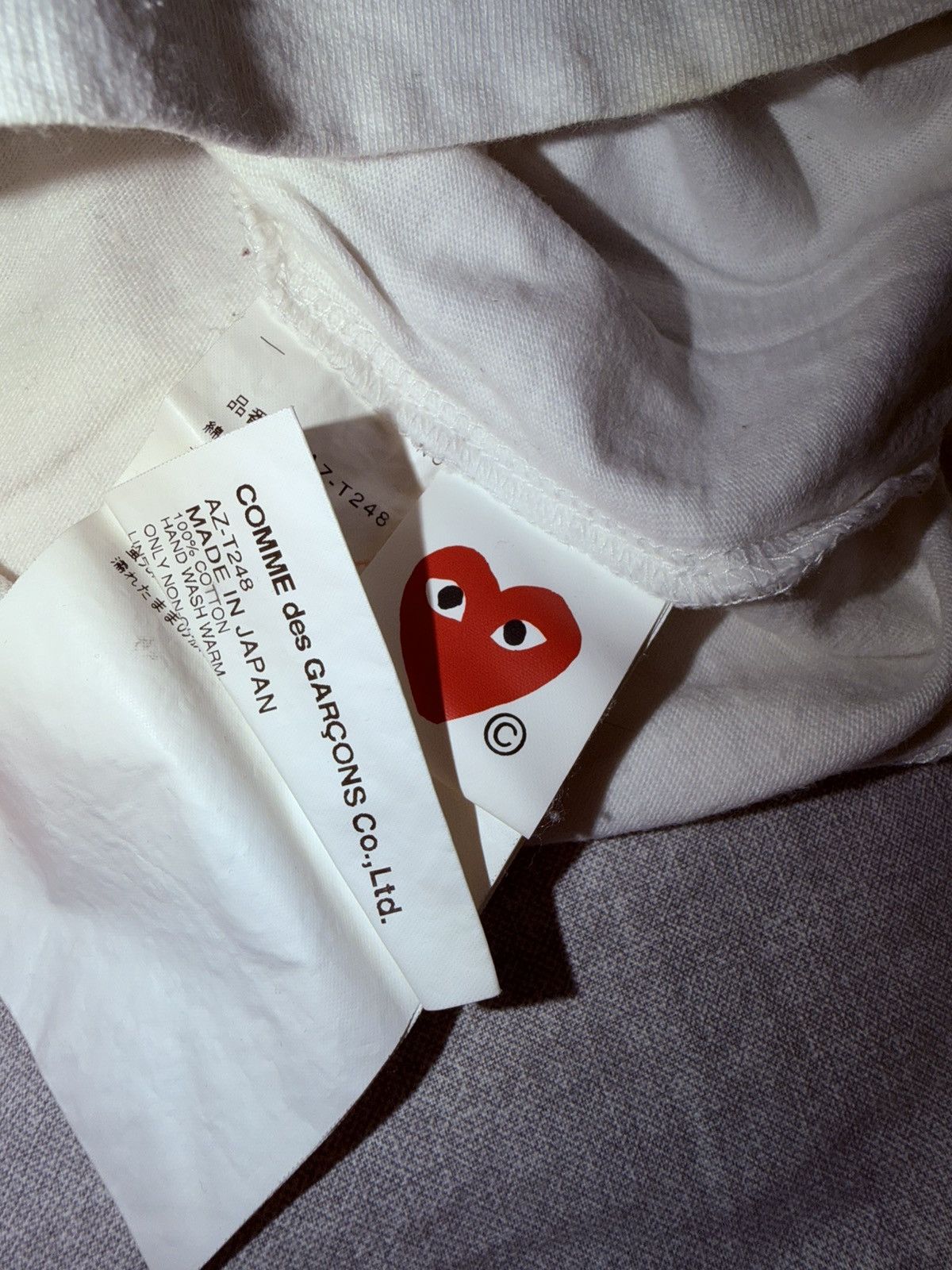 Comme des Garcons comme des garcon play t shirt Size US M / EU 48-50 / 2 - 2 Thumbnail