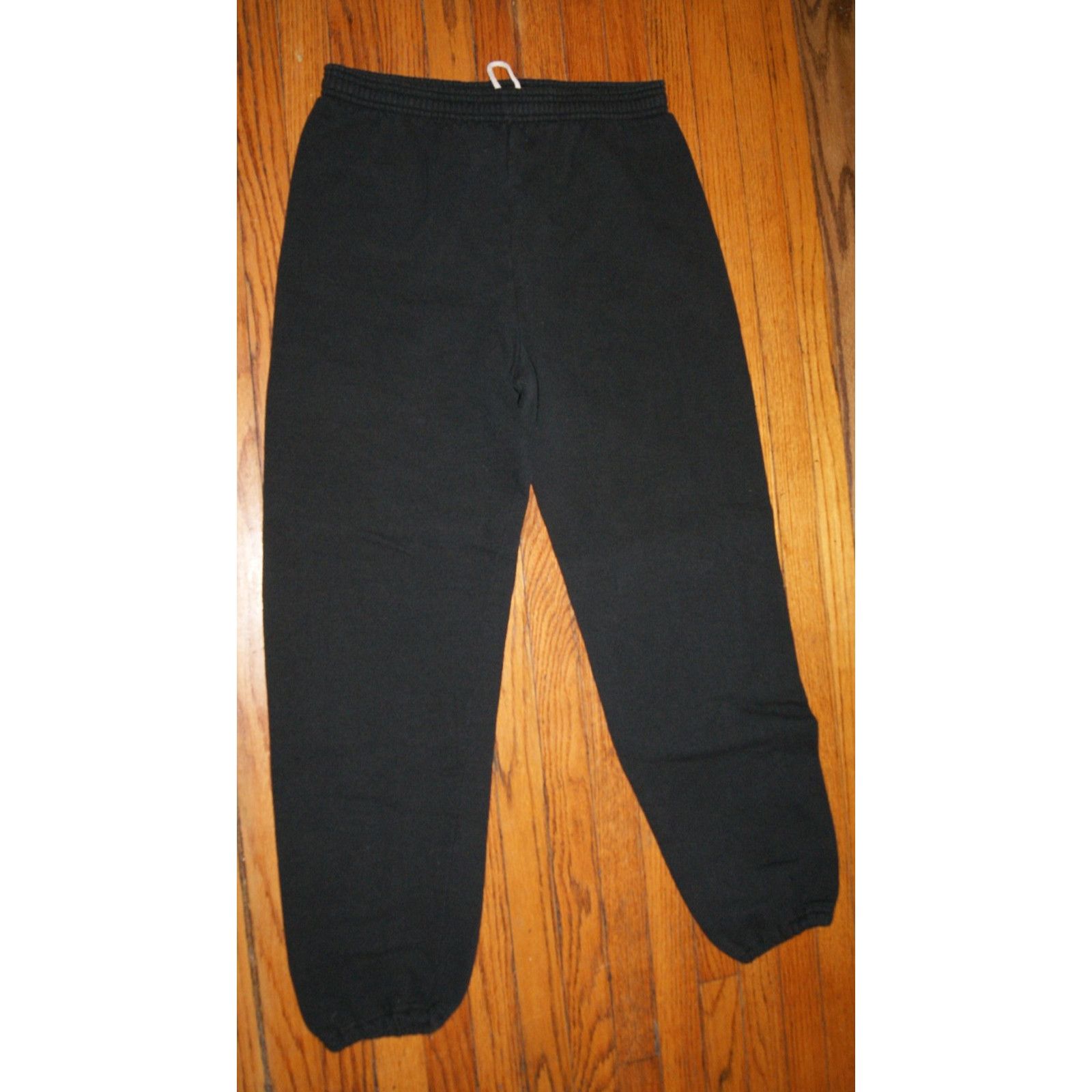 Jerzees VTG Jerzees Sweatpants Mens L Black Drawstring Jogger USA 90 Size US 32 / EU 48 - 1 Thumbnail
