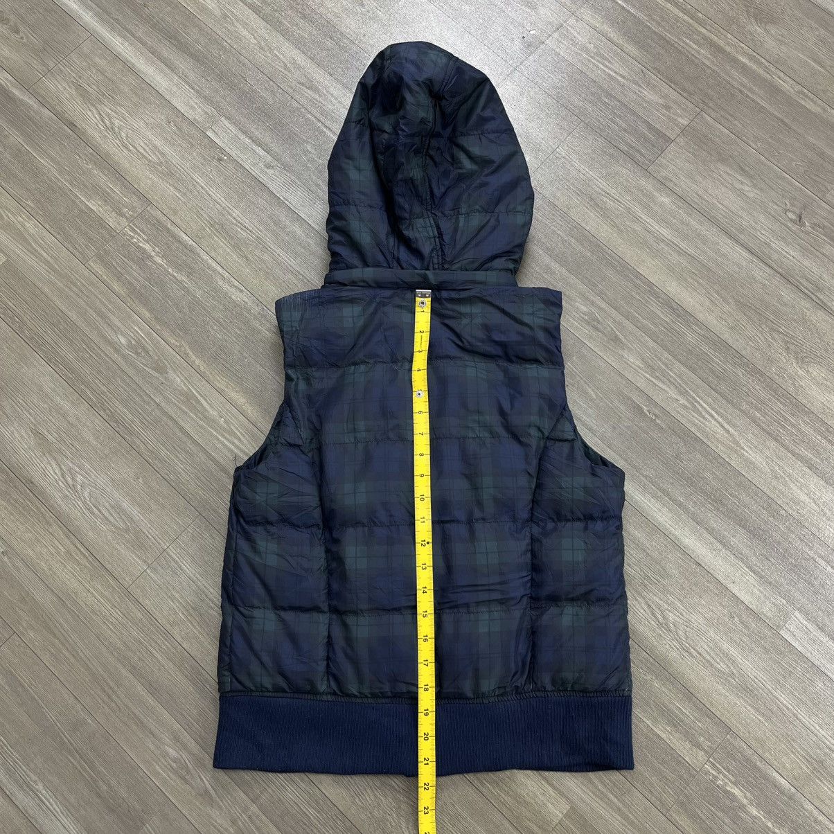 If Six Was Nine 2000s Goa Style Plaid Down Jacket Fur Vest Size US M / EU 48-50 / 2 - 18 Thumbnail