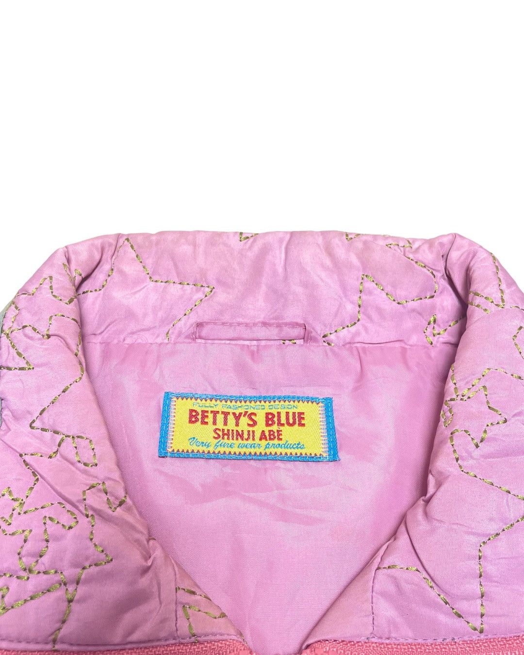 Japanese Brand Betty's Blue Star Stitch Quilted Work Jacket Size M / US 6-8 / IT 42-44 - 3 Thumbnail
