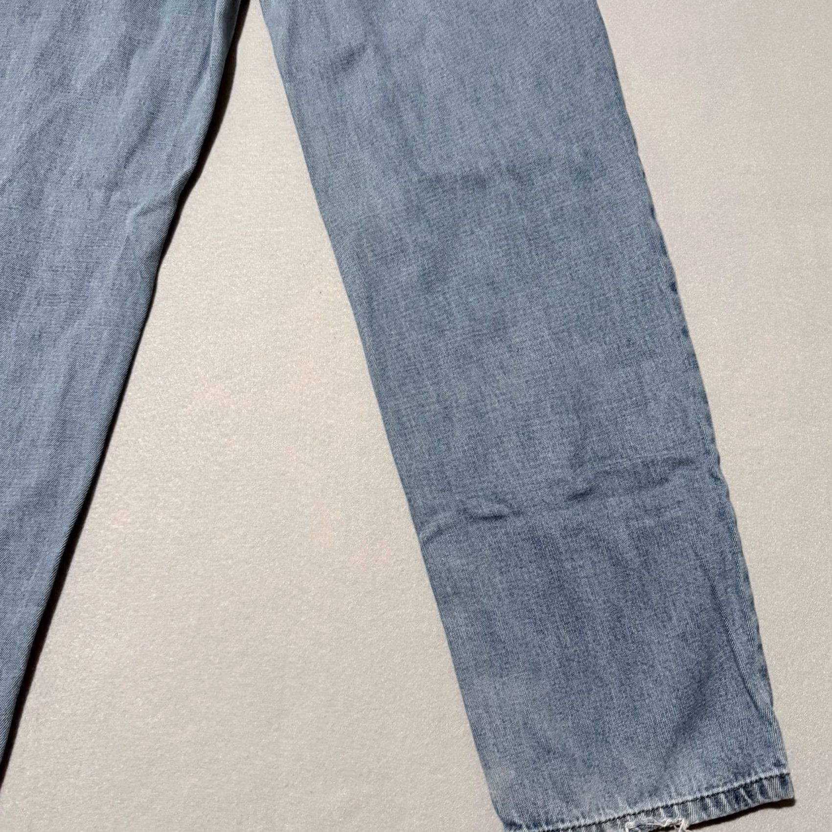 Empyre Empyre Jeans Women's Wide-Leg Denim Blue Medium Wash Relaxed Zip Fly 2 Size 32" / US 10 / IT 46 - 7 Thumbnail