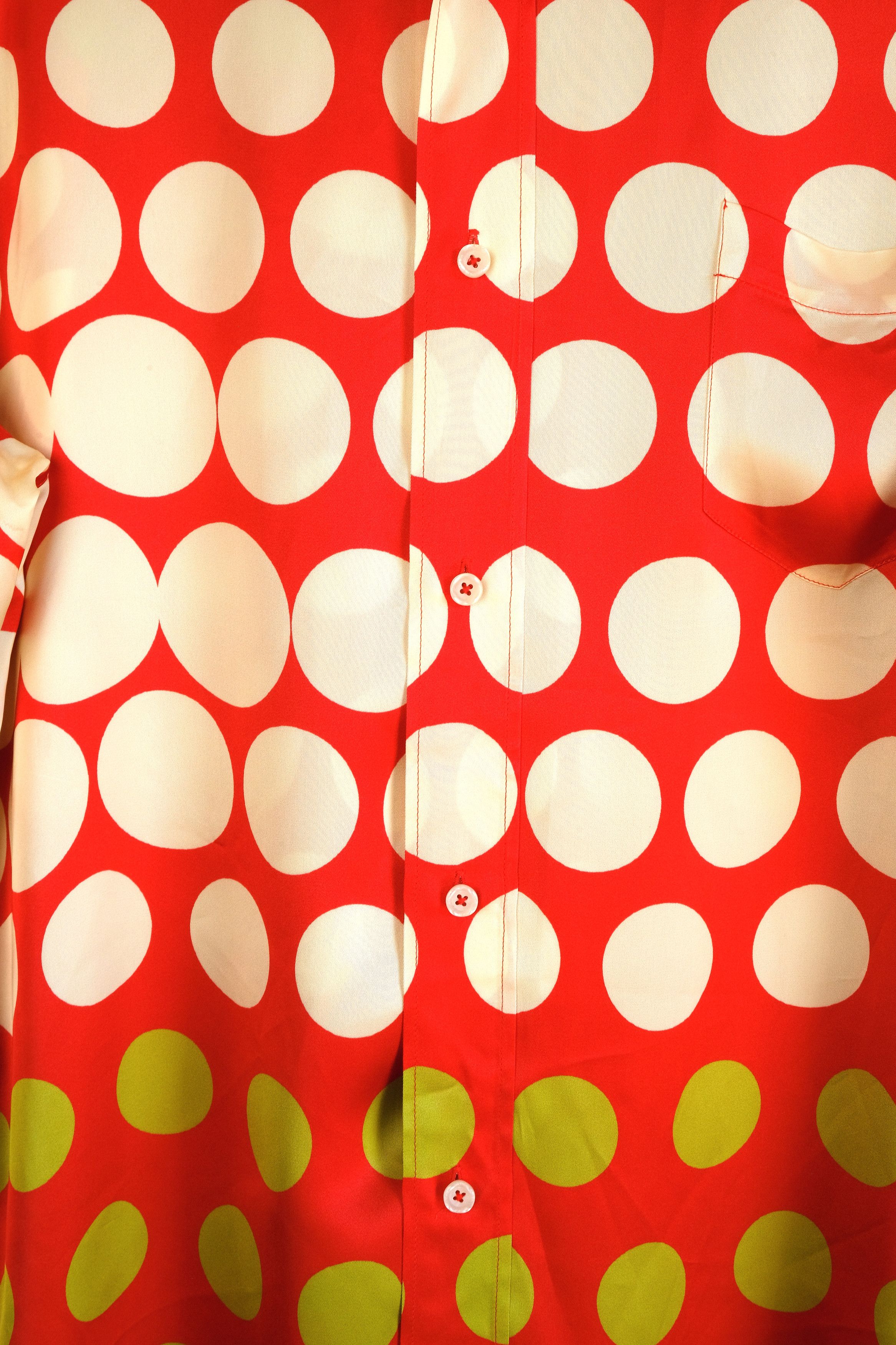 Marni Marni Polka Dot Print Long Sleeve Shirt Size US M / EU 48-50 / 2 - 5 Thumbnail