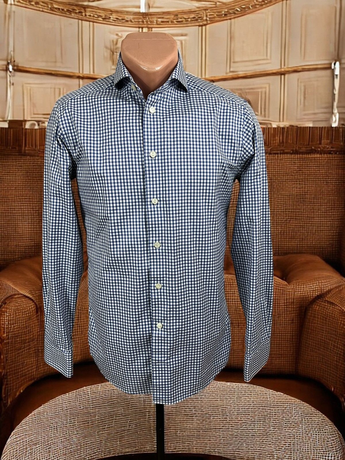 Eton Eton men’s checked shirt size S Size US S / EU 44-46 / 1 - 1 Thumbnail