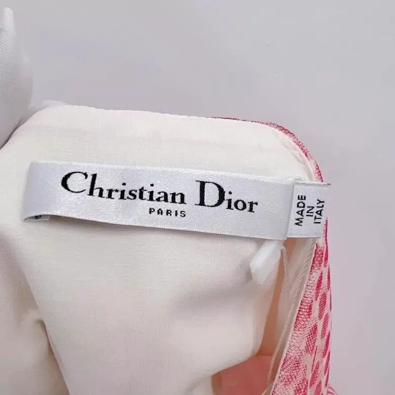 Dior DIOR Pink Polka Dot Skirt FR38 Size S / US 4 / IT 40 - 5 Thumbnail