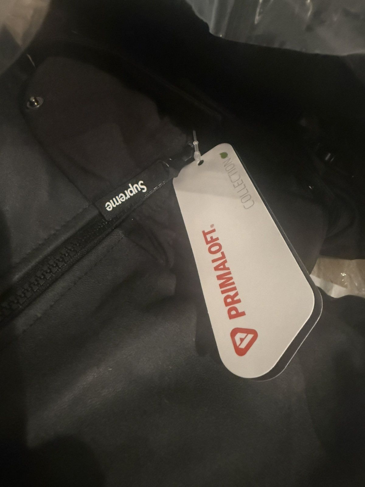 Supreme Supreme Leather Yoke Puffer Jacket Black (Size Small) Size US S / EU 44-46 / 1 - 4 Thumbnail