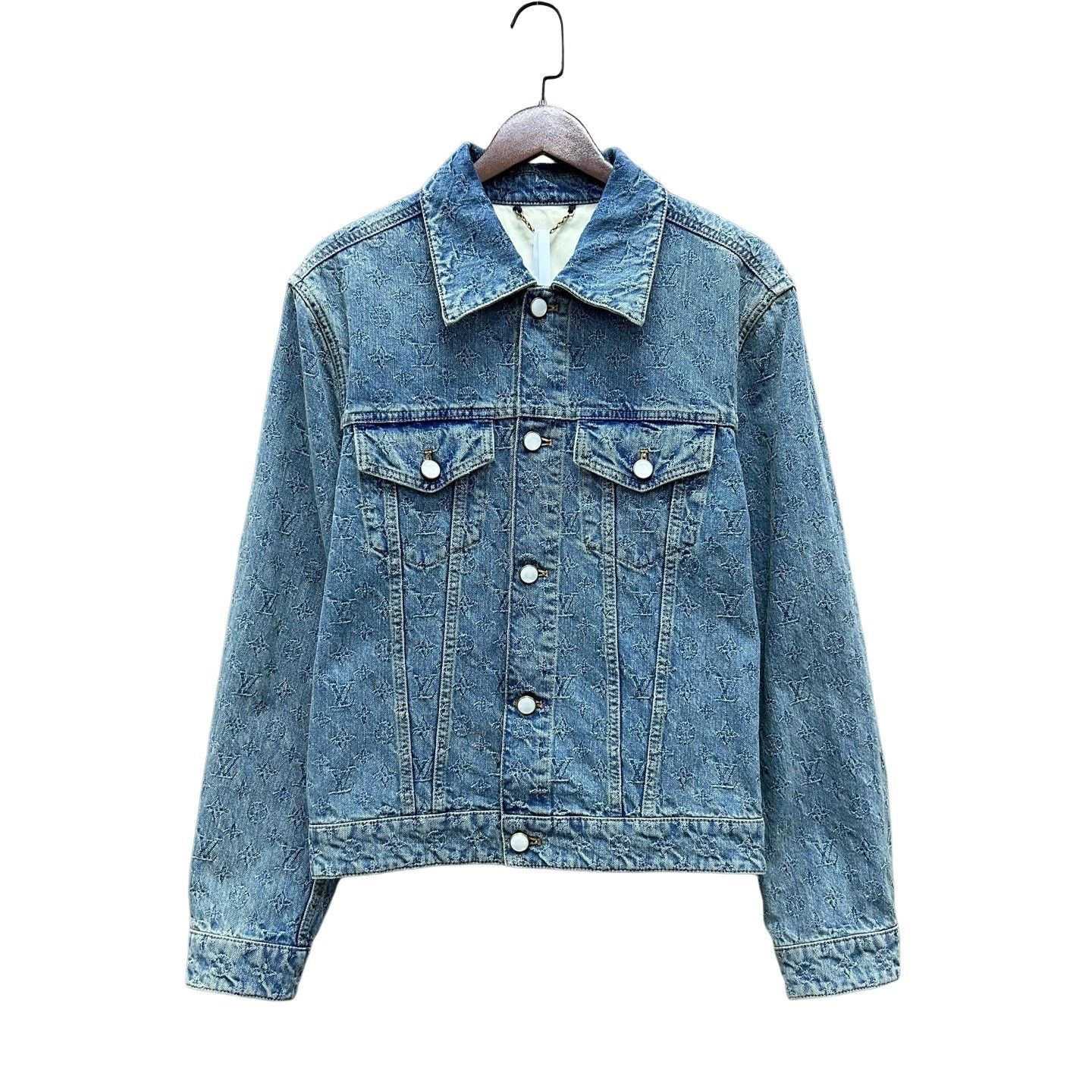 Louis Vuitton Louis Vuitton Monogram Denim Jacket Size 44 Size US S / EU 44-46 / 1 - 1 Thumbnail