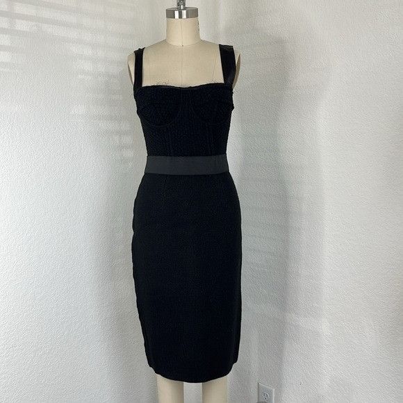 Dolce & Gabbana Dolce & Gabbana Corset Halter Sweetheat Slip Sheath Belted M Size XS / US 0-2 / IT 36-38 - 4 Thumbnail