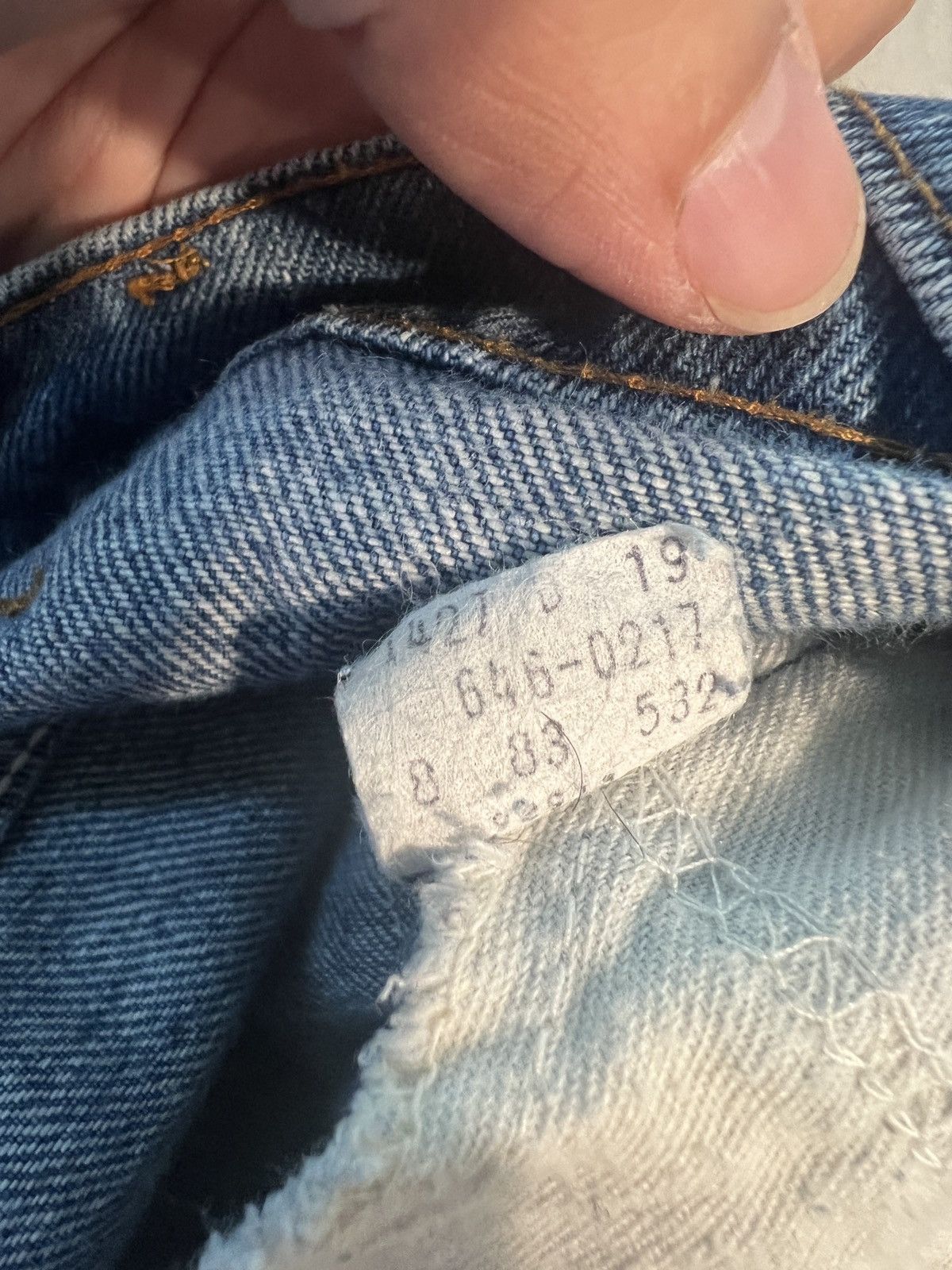 Levi's × Vintage Levi’s 80’s Vintage Orange Tab 646 Bell Bottoms Flare 33x30 Size US 33 - 7 Thumbnail