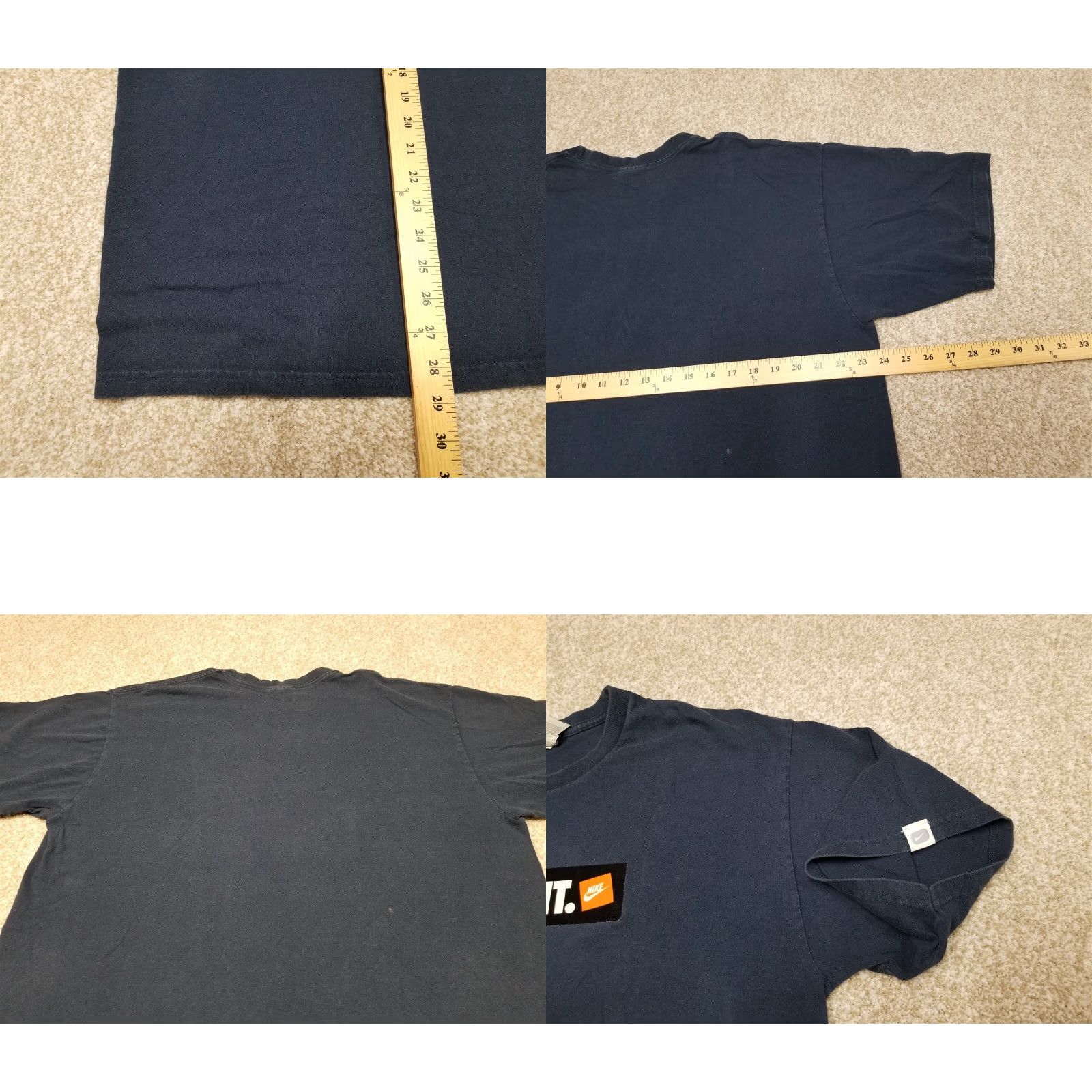 Nike VINTAGE Nike Shirt Mens XL Blue Just Do It Crewneck Single Stitch TEE Size US XL / EU 56 / 4 - 8 Thumbnail